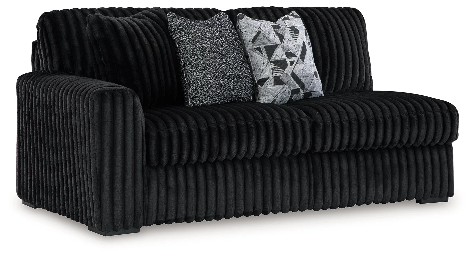 Midnight-Madness Onyx 4-Piece Sectional (Online Special Price) - Image 7