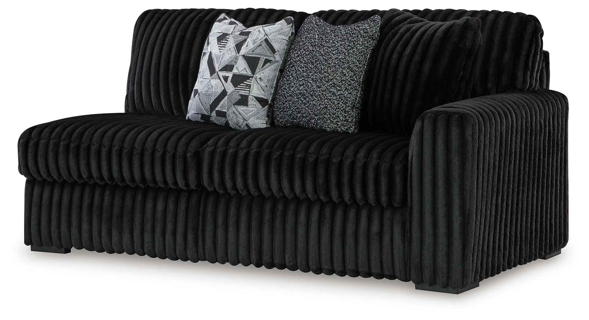 Midnight-Madness Onyx 4-Piece Sectional and Ottoman (Online Special Price) - Image 15