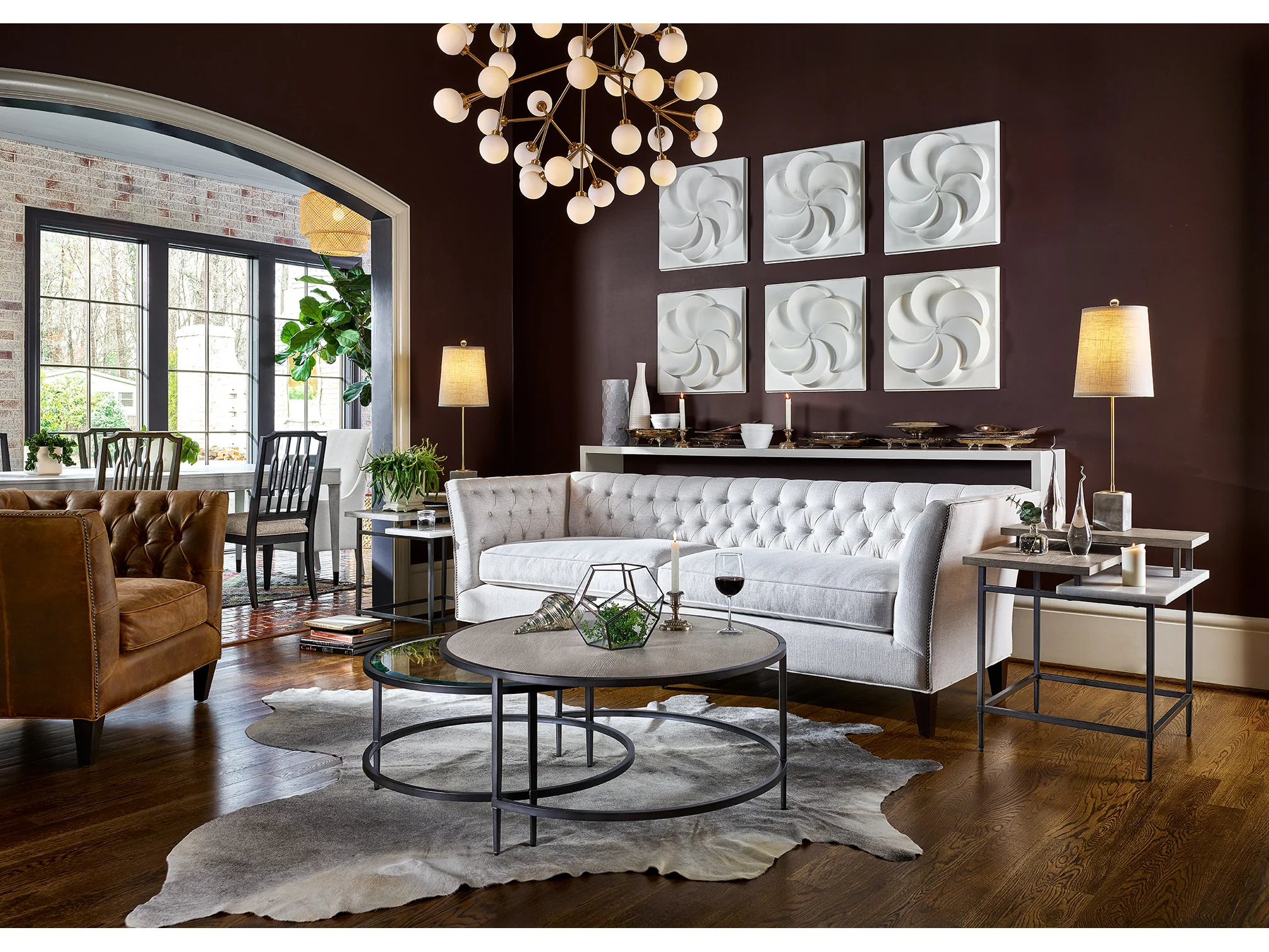 Midtown Beige/White End Table - Image 2