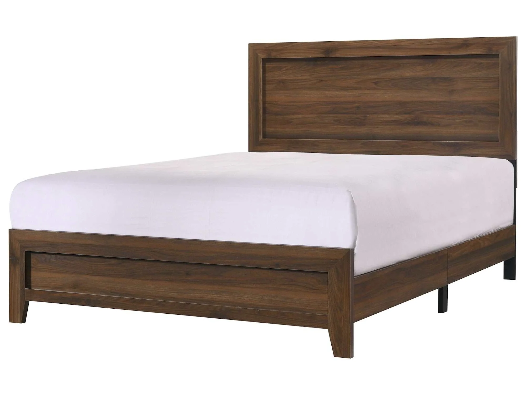 Millie Cherry Brown Full Panel Bed