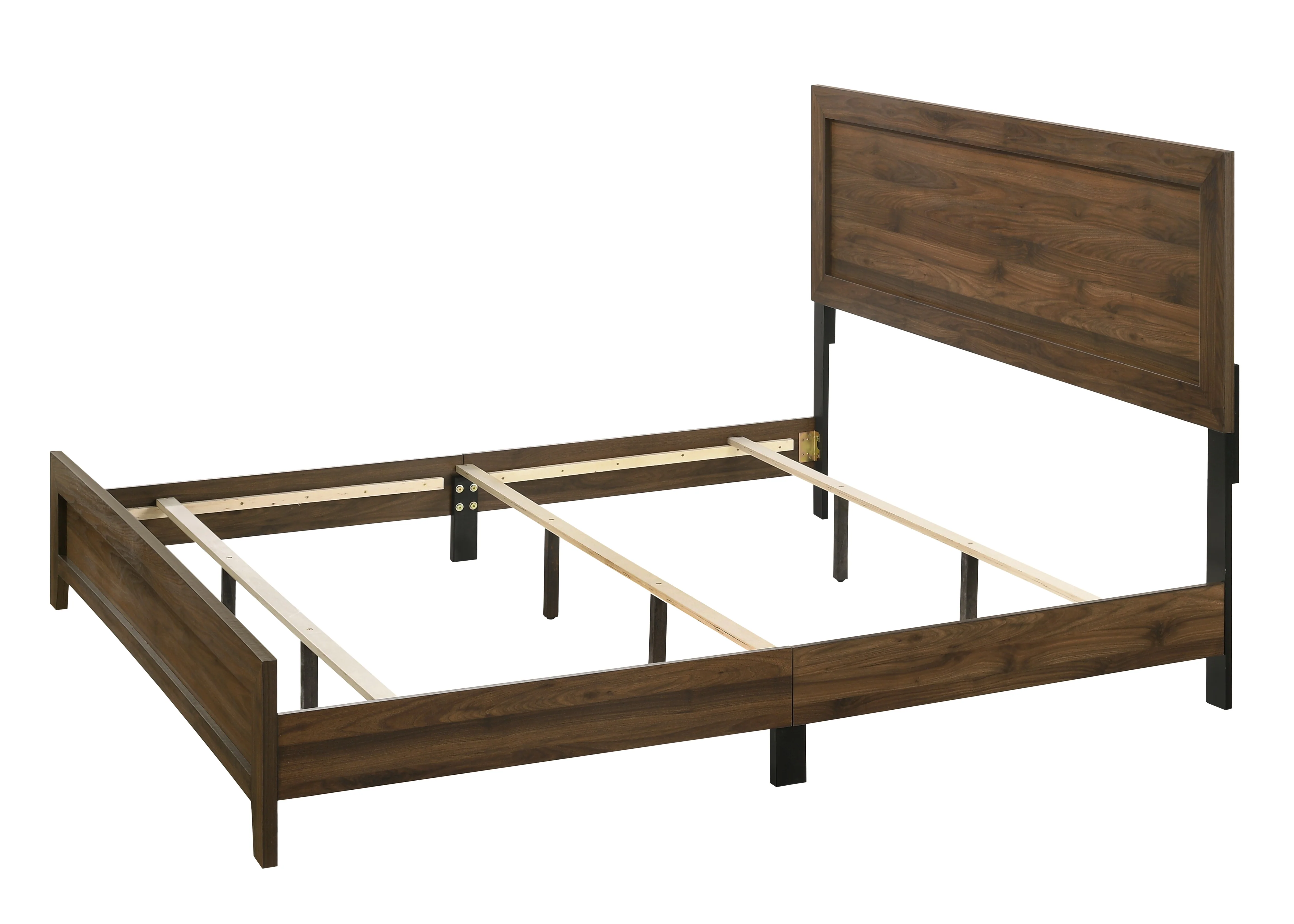Millie Cherry Brown Panel Bedroom Set - Image 3