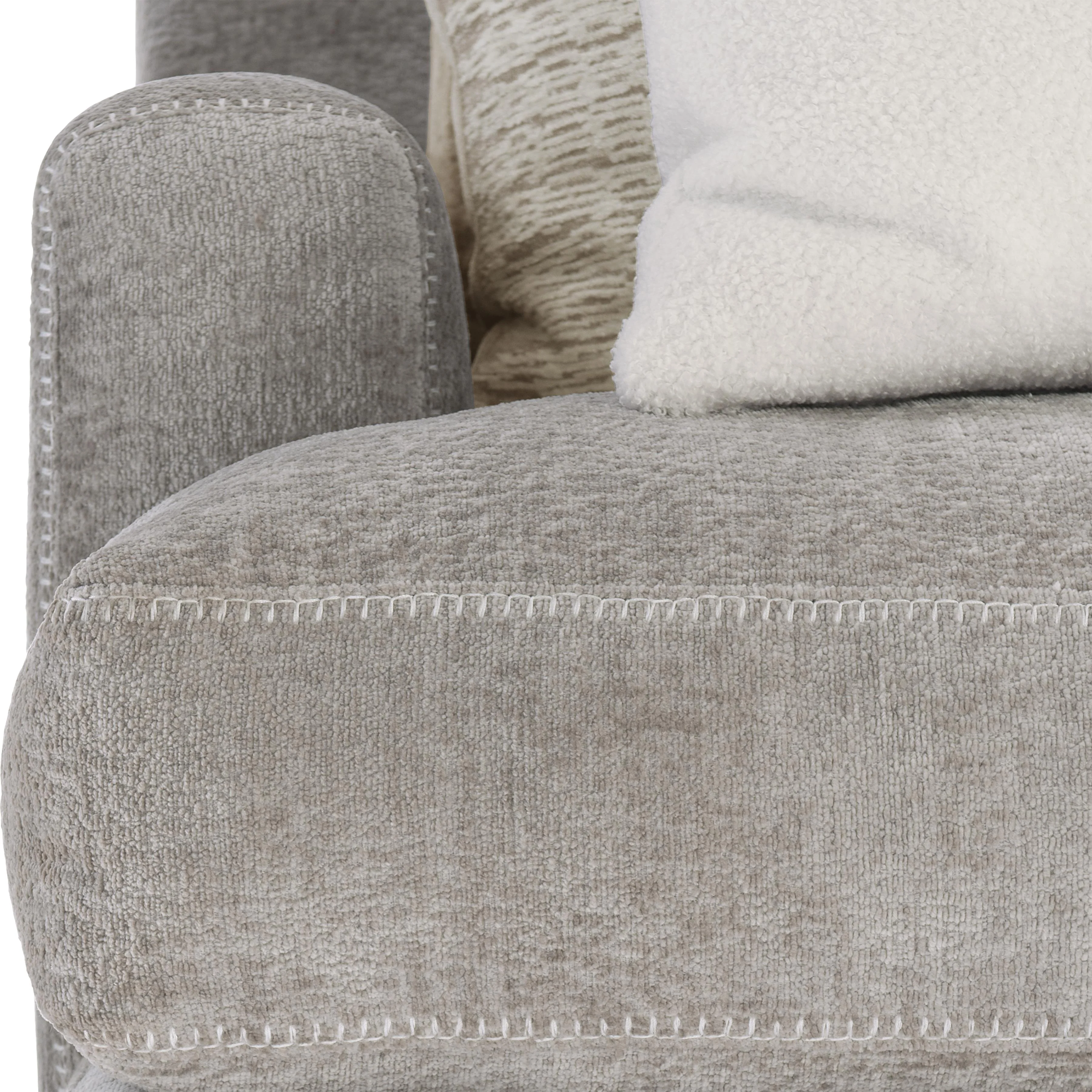 Mily Grey Fabric Sofa - Image 5