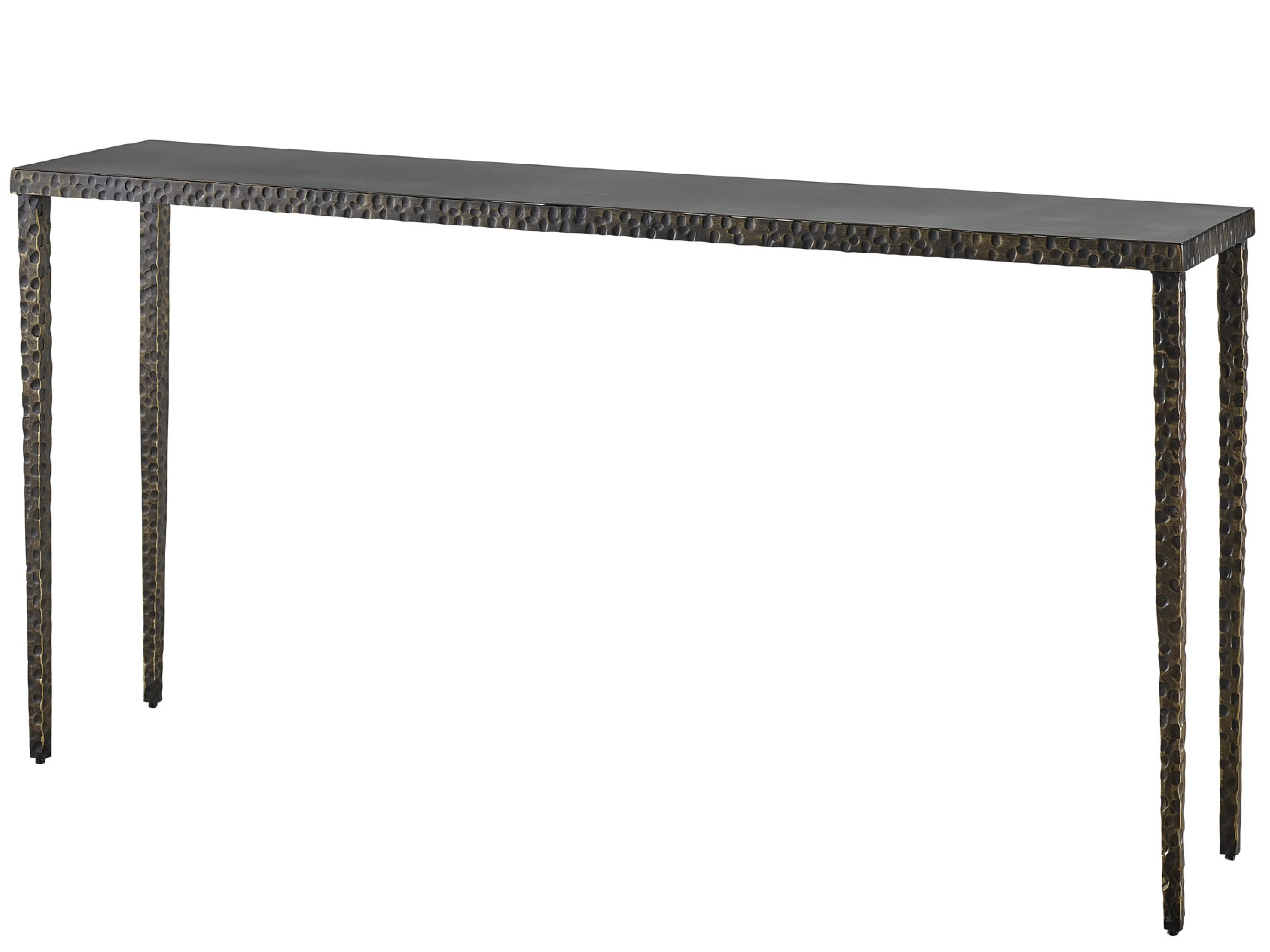 Minimalist Oil Rubbed Bronze Console Table - Image 3