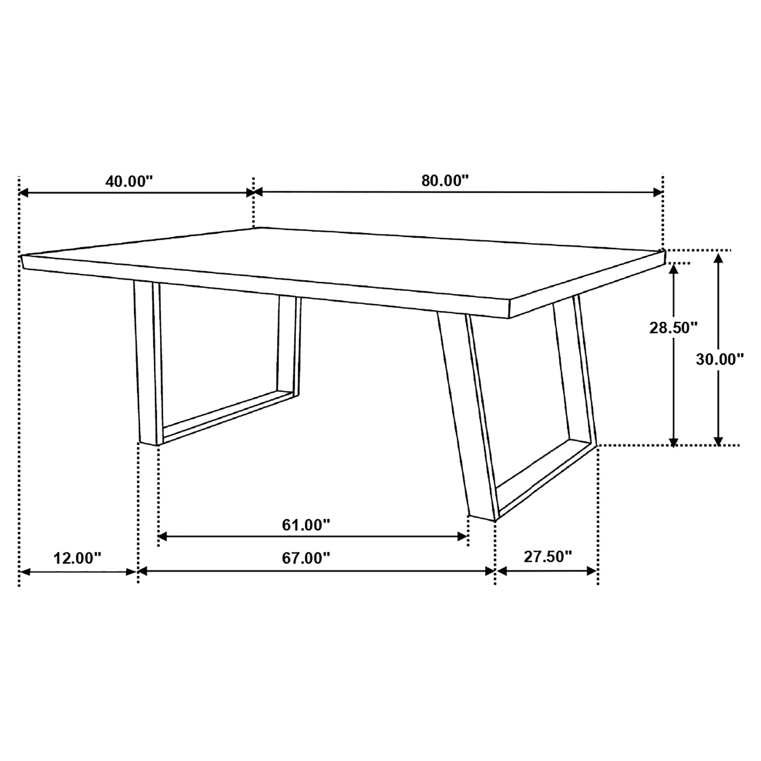 Misty Sheesham and Camel 7-piece Rectangular Dining Set - Image 13