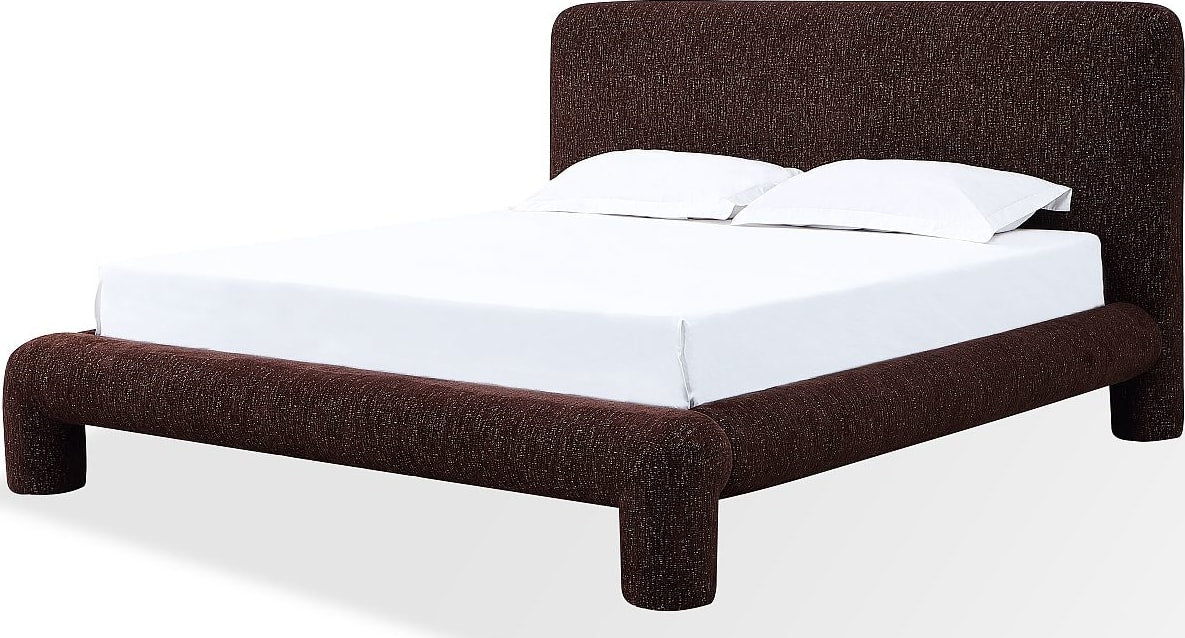 Mocoa Mongoose Queen Fully Upholstered Platform Bed - Image 4