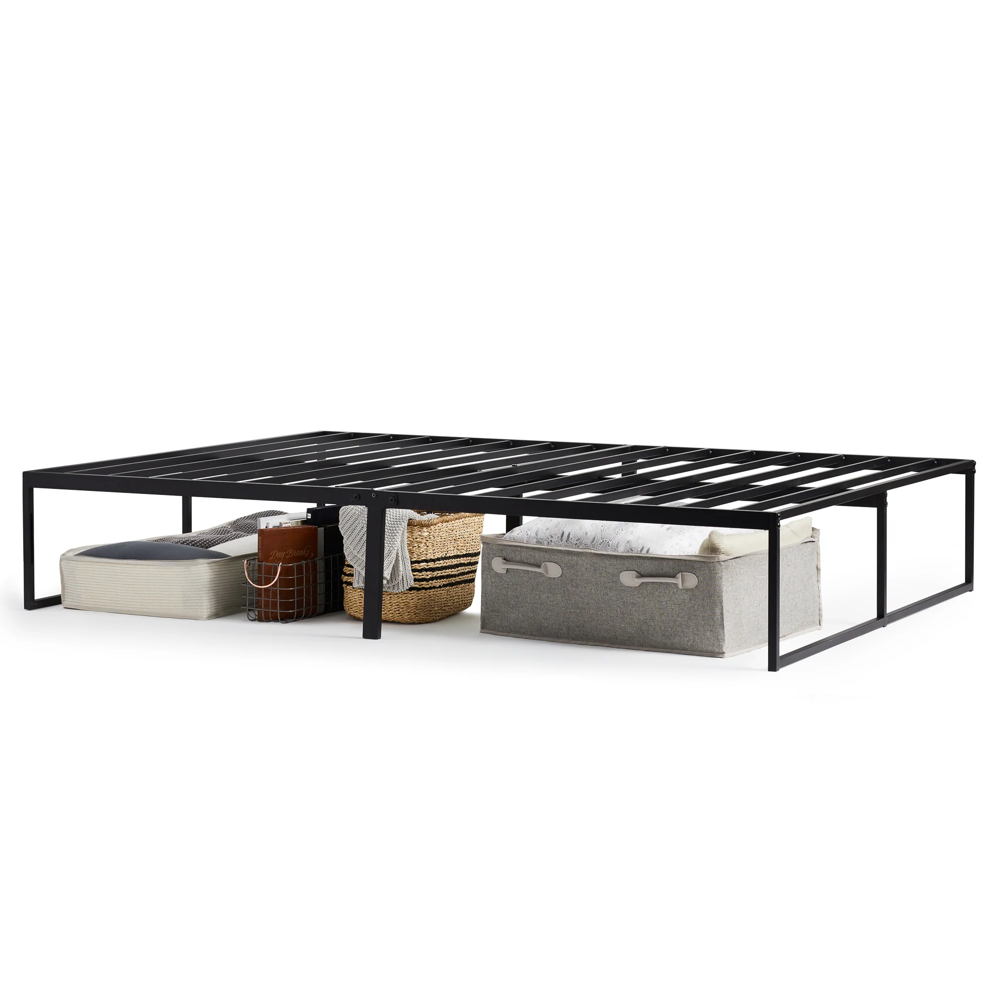 Modern Black Full Platform Bed Frame - Image 5