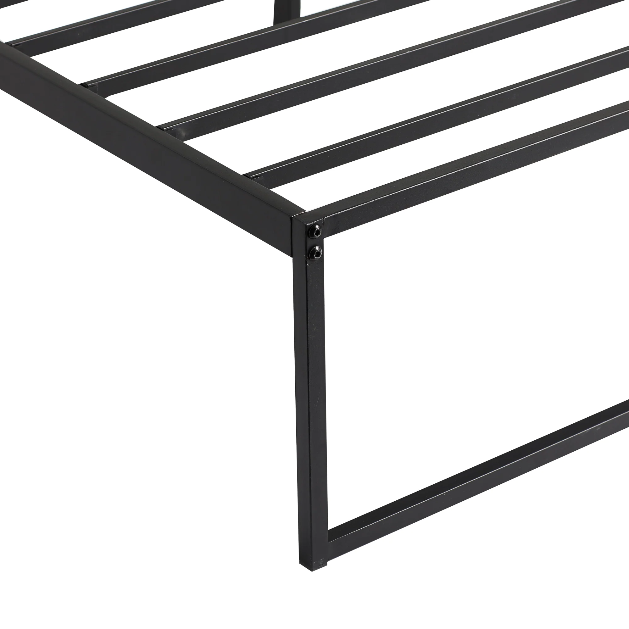 Modern Black Full Platform Bed Frame - Image 8