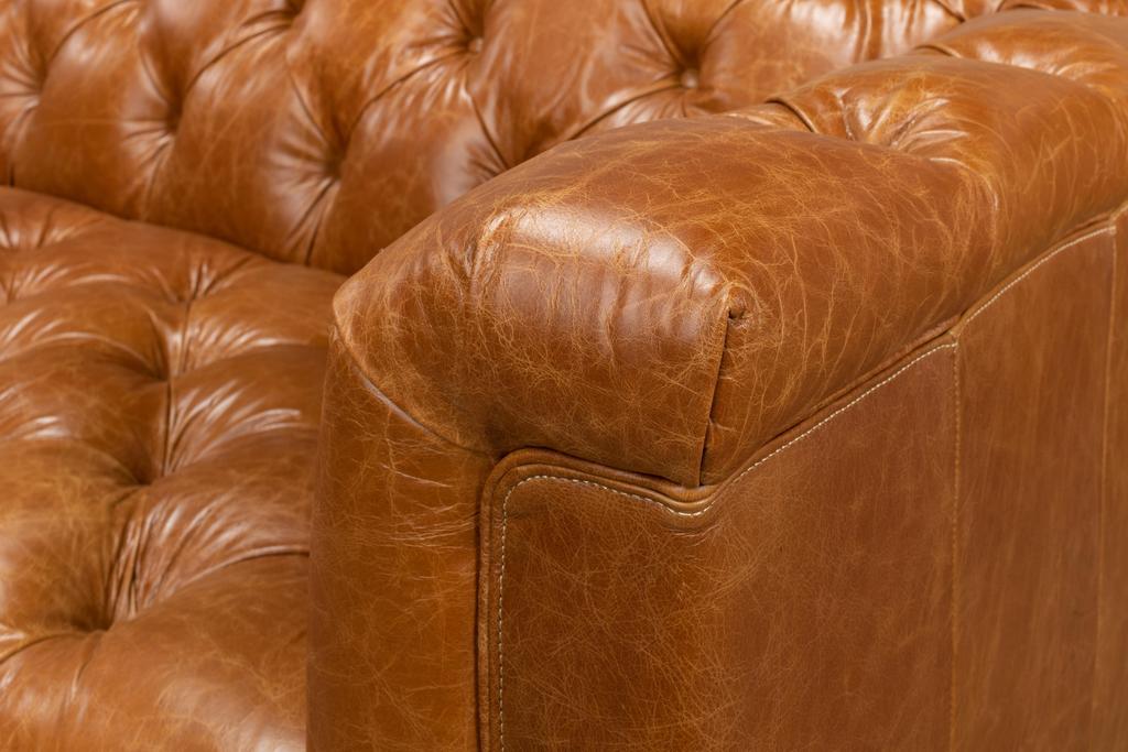 Modern Comfort Brown Cube Sofa - Image 9
