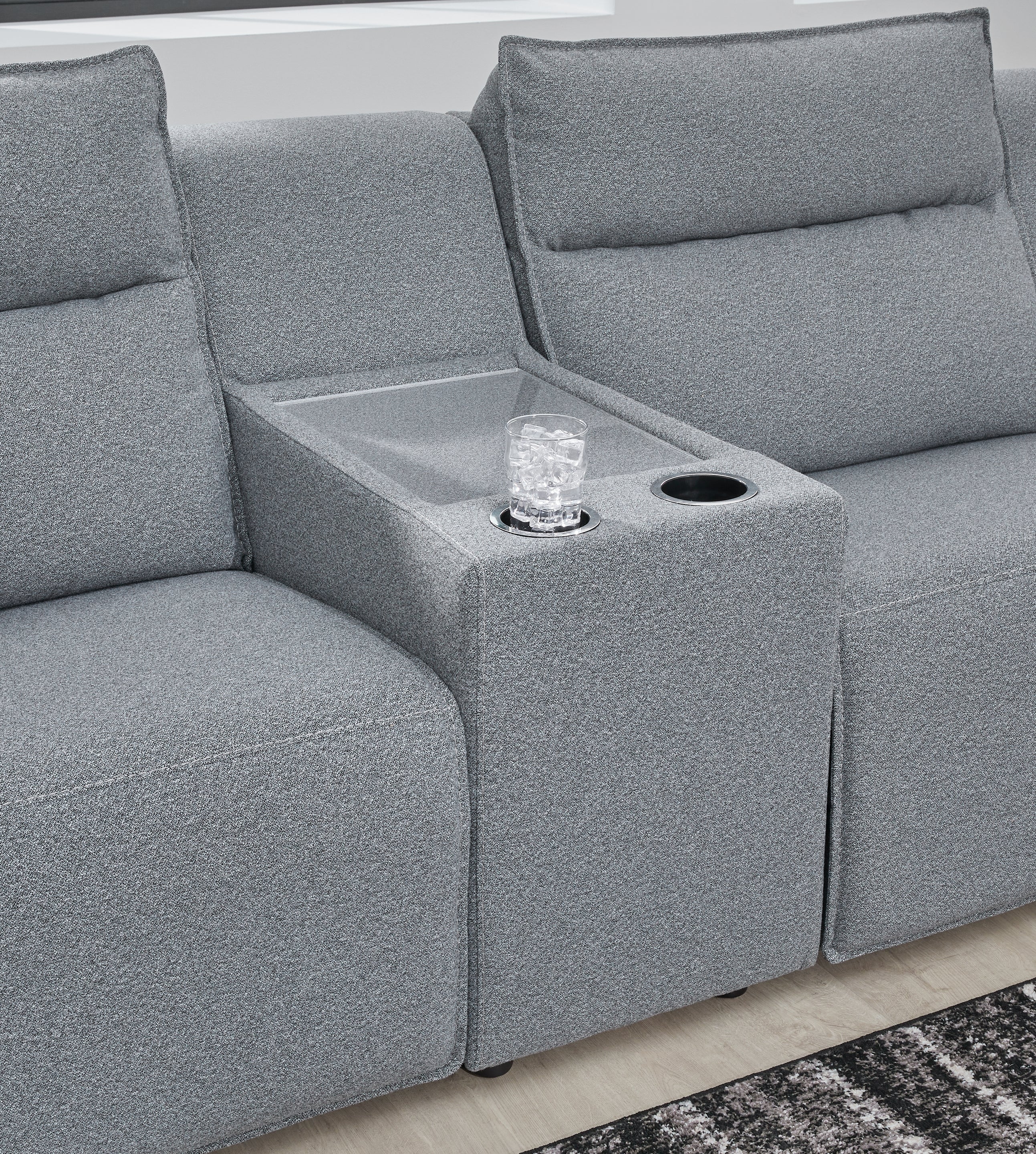 Modmax Salt and Pepper 6-Piece Power Reclining Sectional - Image 5
