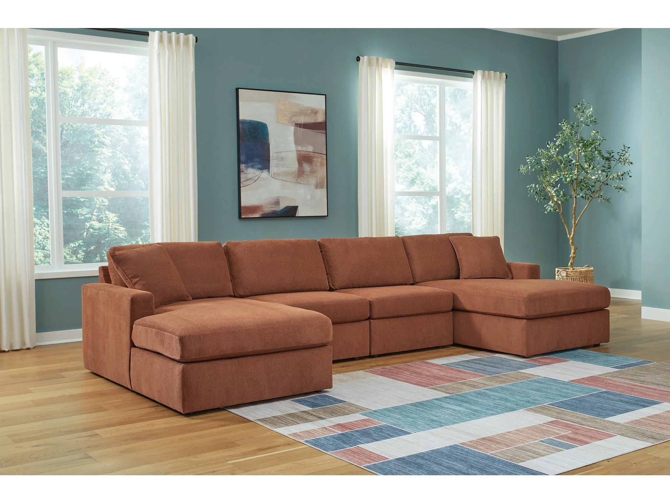 Modmax Spice 4-Piece Sectional w/Chaise (Online Special Price)