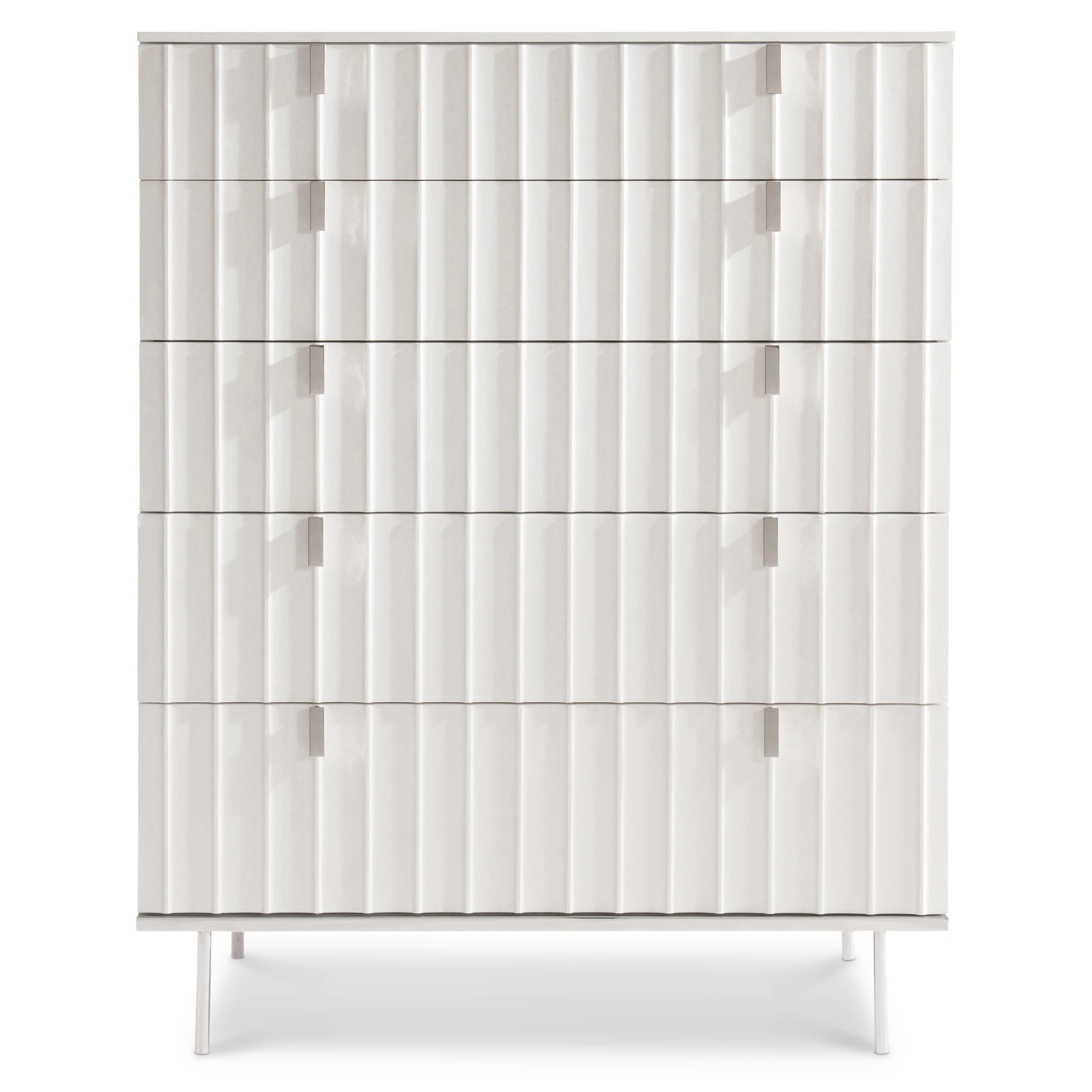 Modulum Adobe Faux Stone Tall Drawer Chest - Image 2