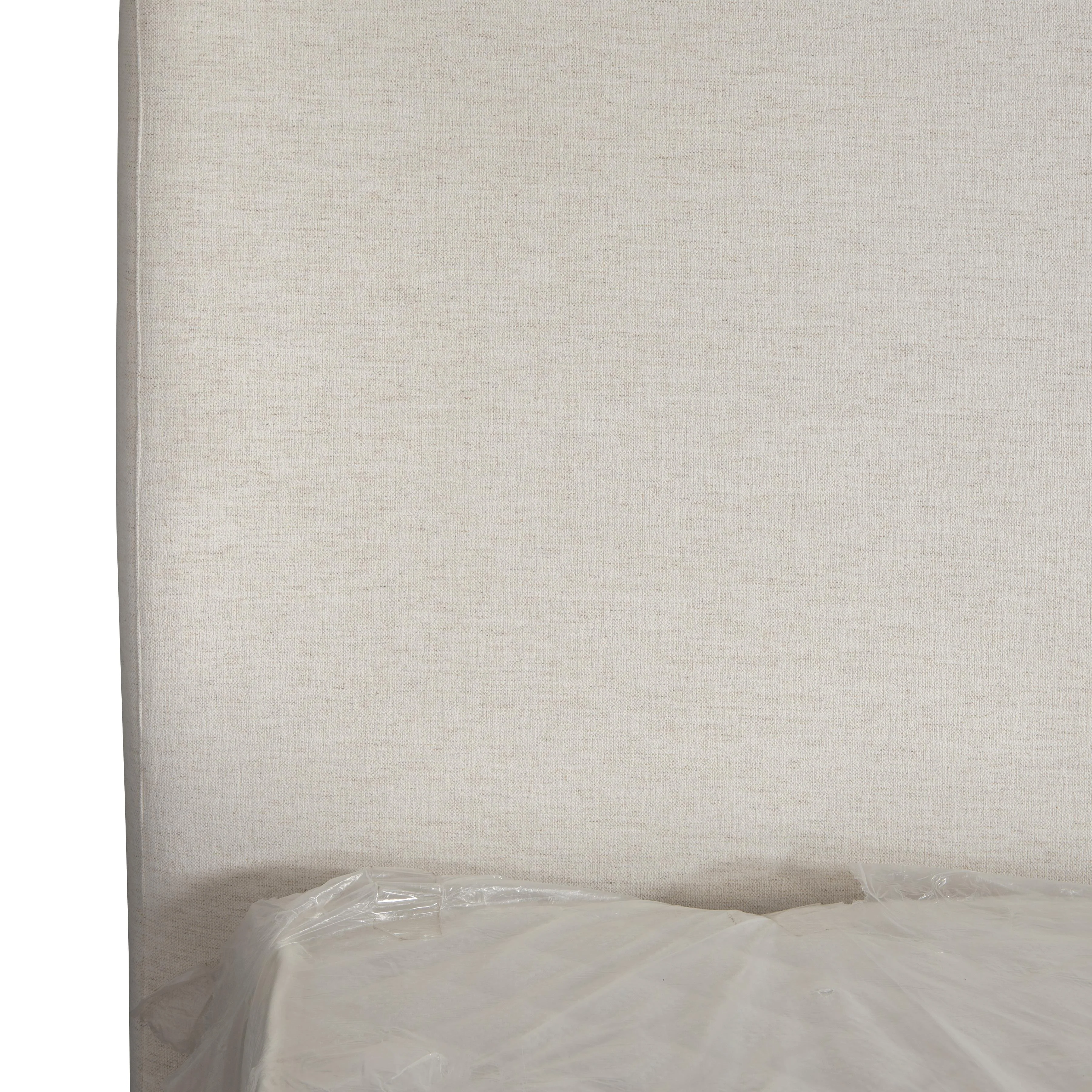 Modulum White/Cream Sleigh King Bed - Image 5
