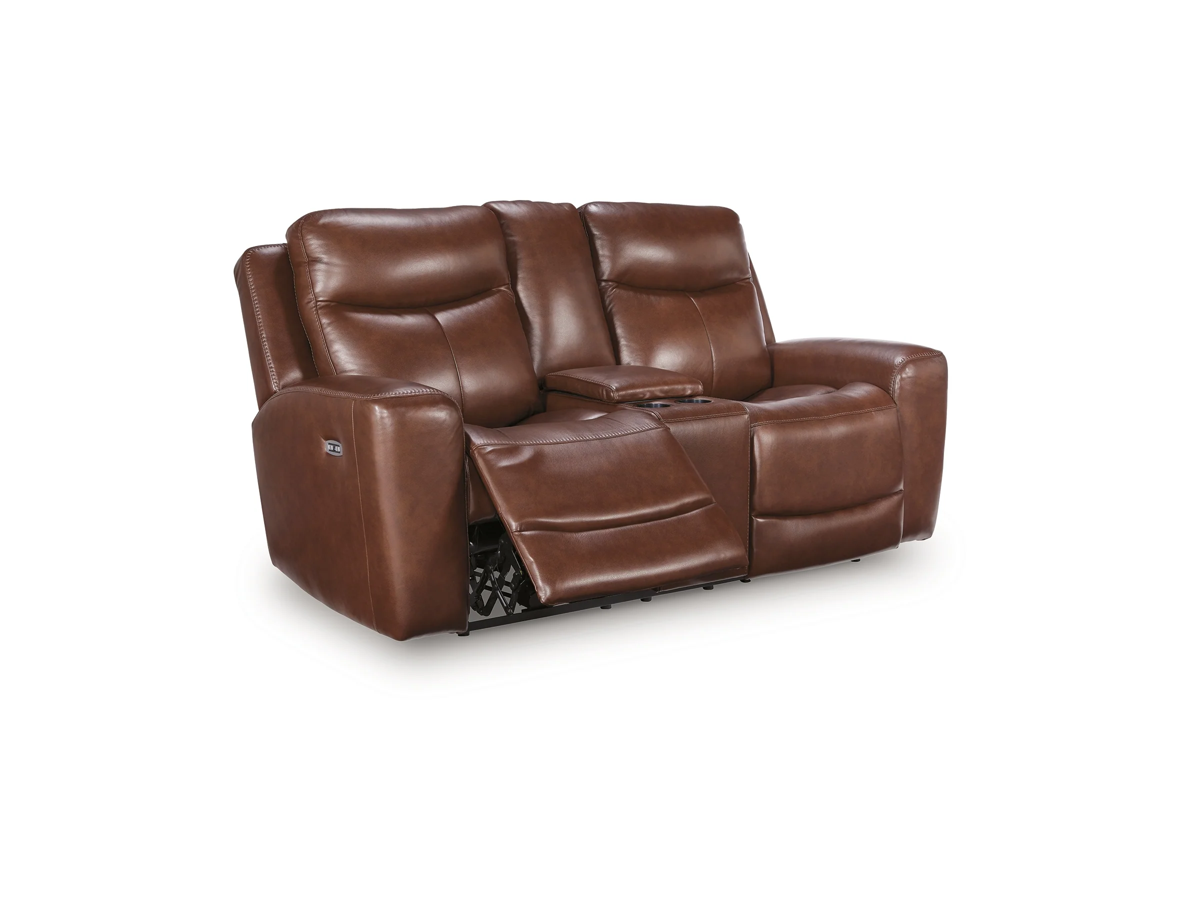 Next Move Mahogany PWR REC Loveseat/CON/ADJ HDRST - Image 4