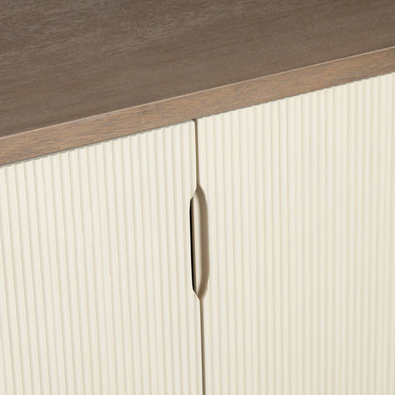 Montclair Brown/Cream Four-Door Sideboard - Image 2