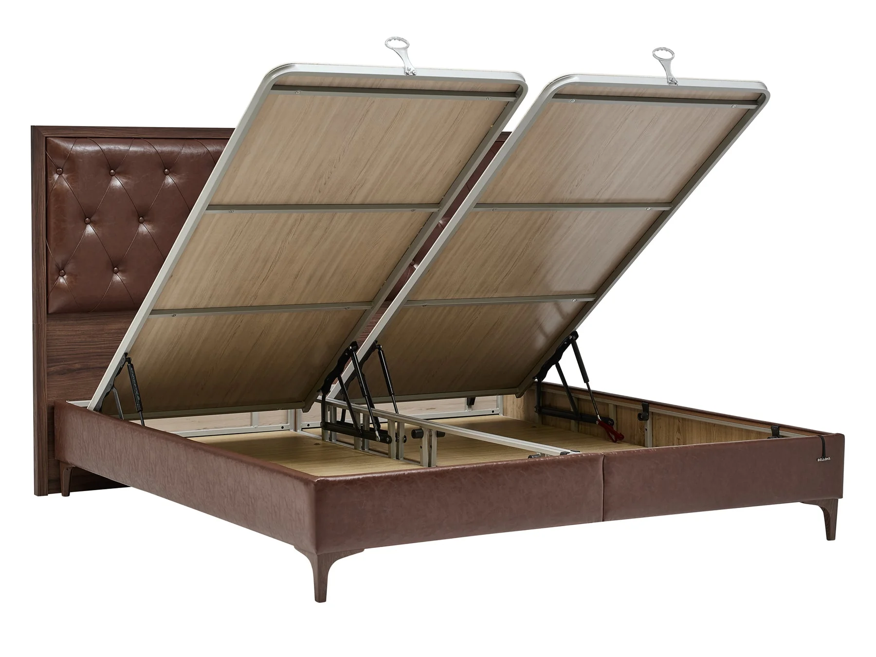 Montego Walnut King Storage Bed - Image 18