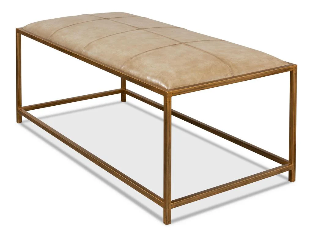 Montvale Beige Coffee Table/Bench - Image 9