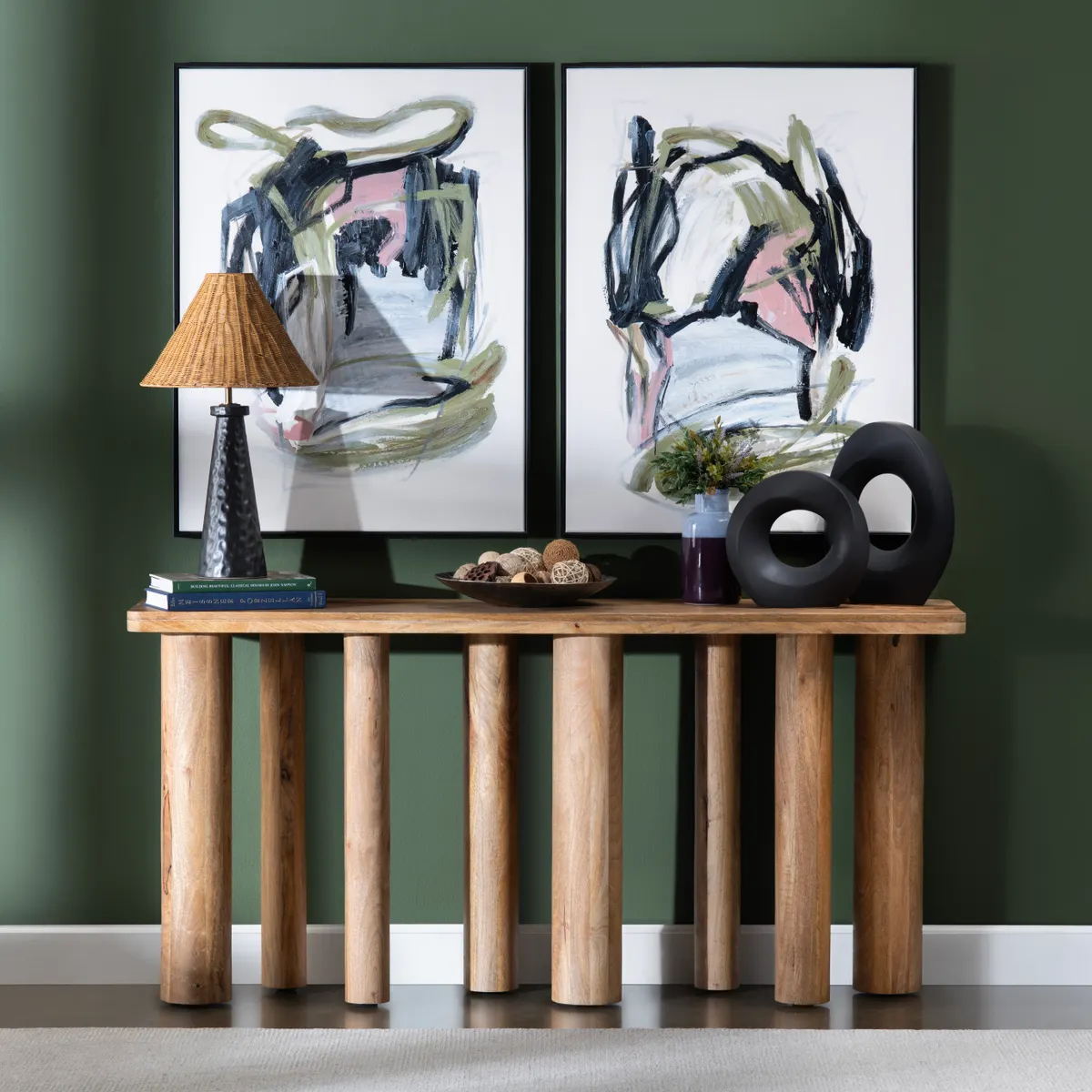 Moody Hues Green/Black Canvas - Image 2