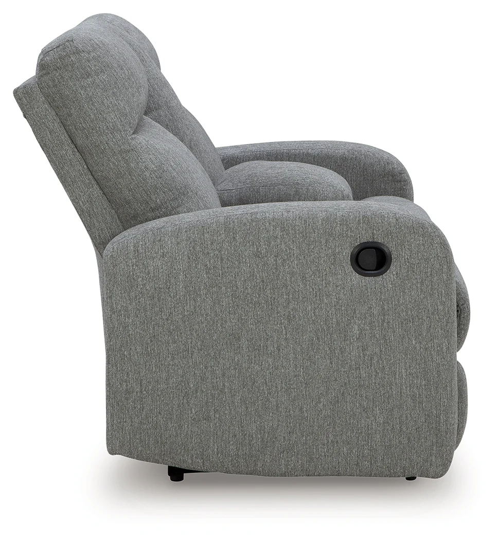 Moreau Place Sterling Reclining Loveseat with Console - Image 5