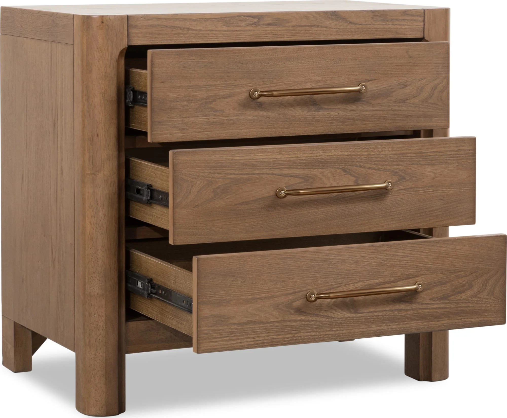 Morris Claystone 3-Drawer Nightstand - Image 3
