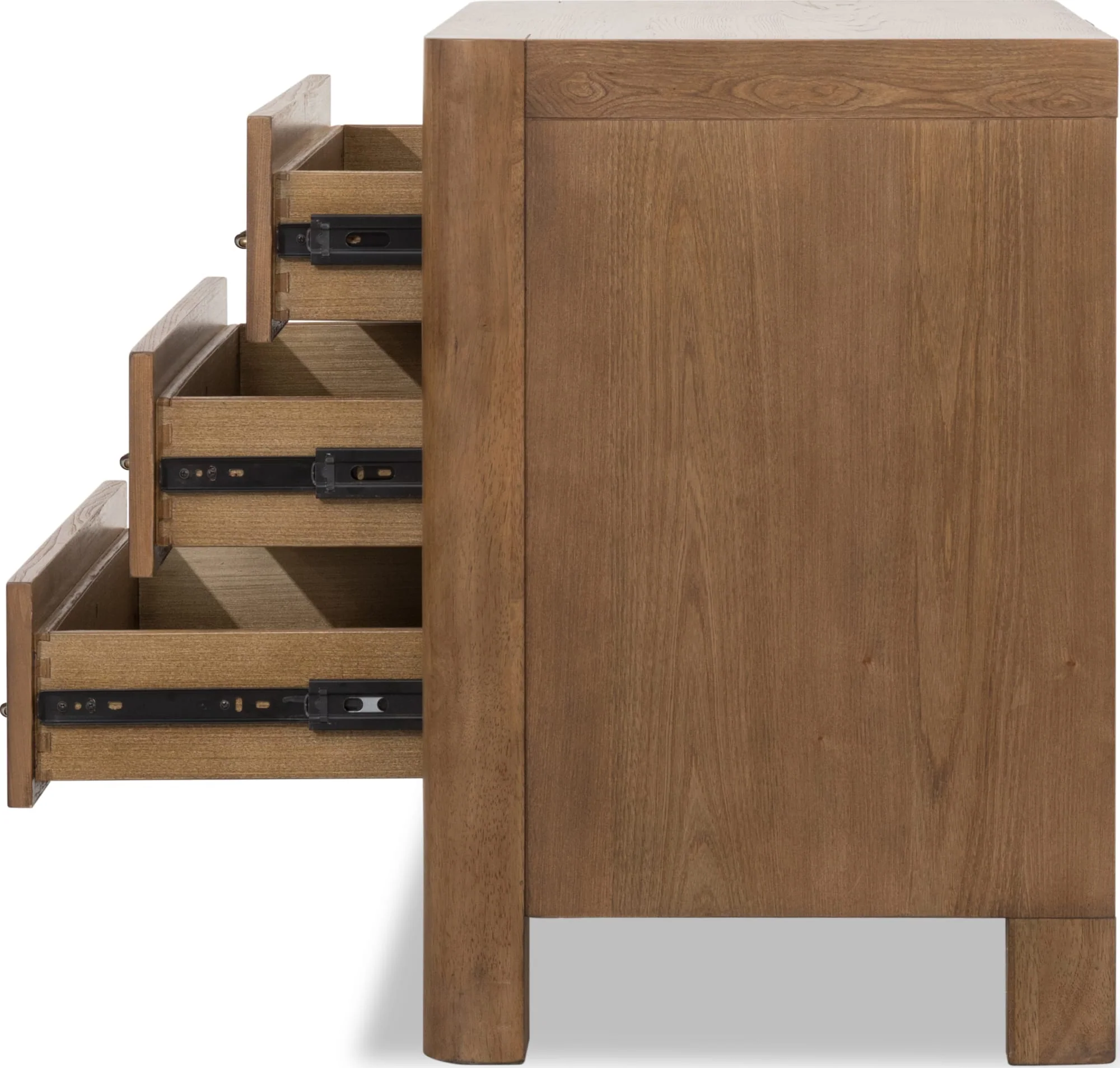Morris Claystone 3-Drawer Nightstand - Image 4