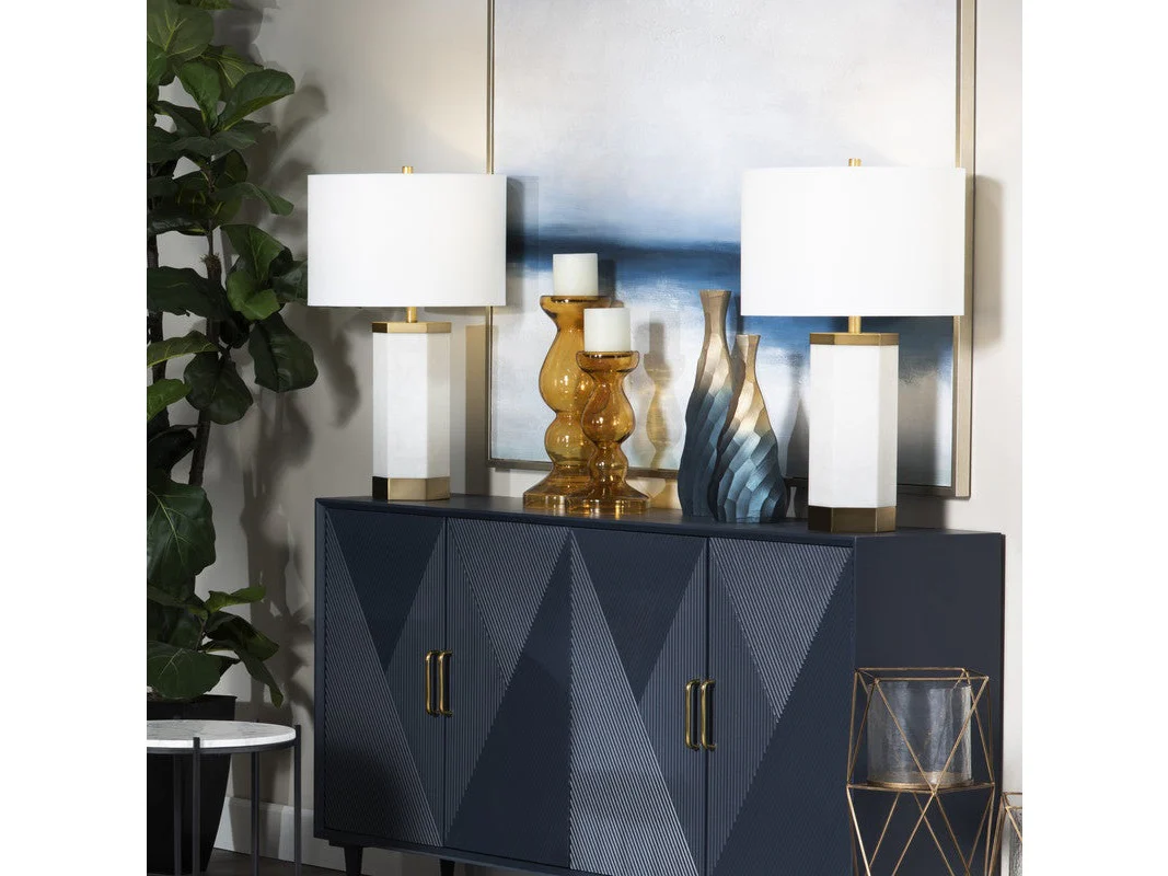 Morrison White Table Lamp