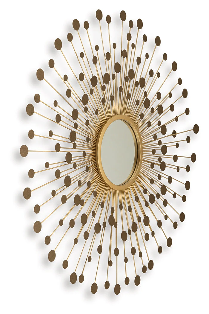 Morwenna Bronze/Gold Finish Accent Mirror (Online Special Price) - Image 2