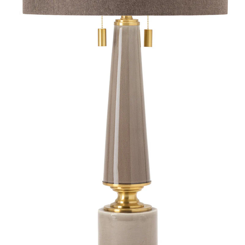 Moselle Taupe/Gold Table Lamp - Image 6