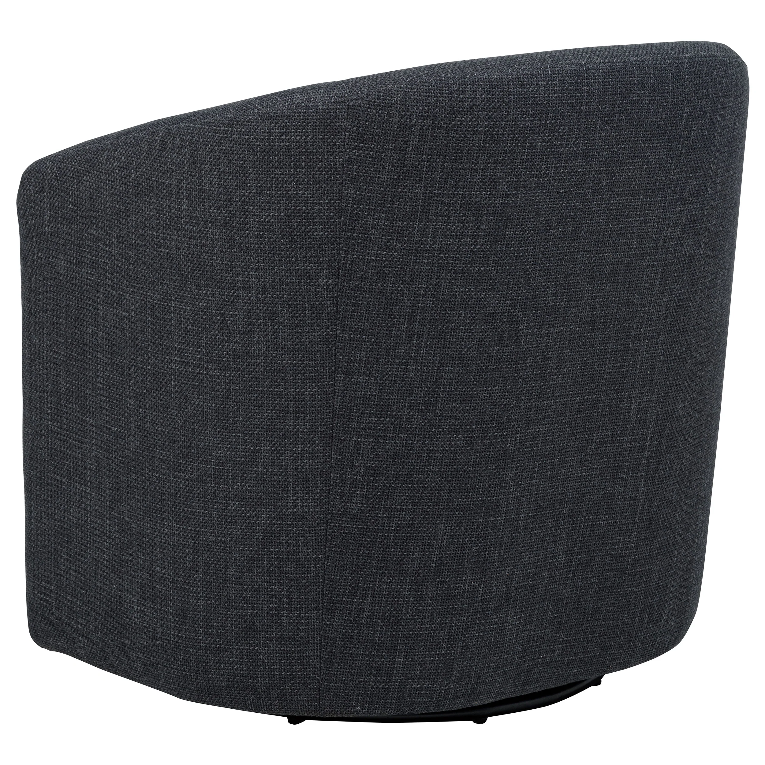 Mossbrook Anthracite Fabric Upholstered Swivel Accent Chair - Image 6