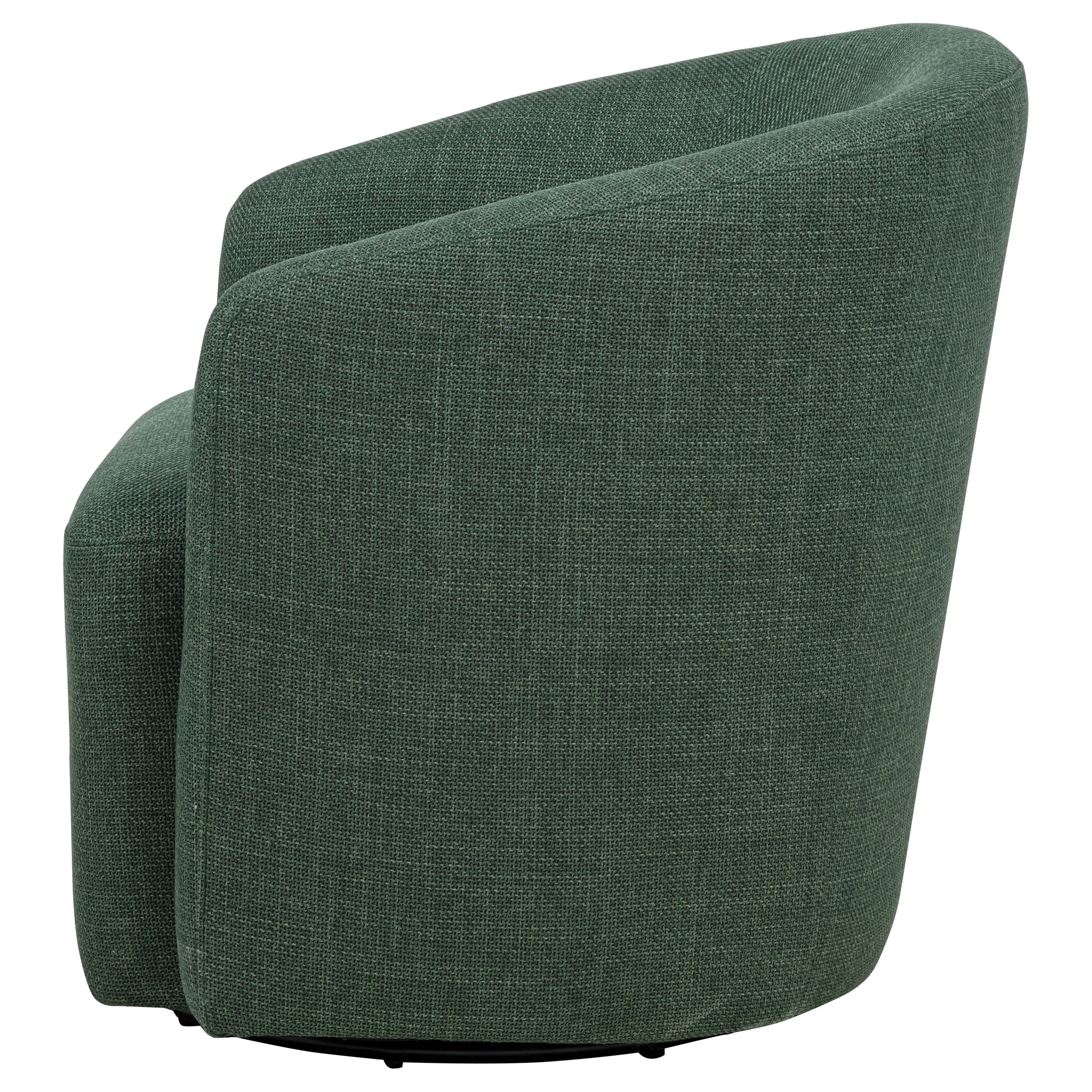 Mossbrook Green Fabric Upholstered Swivel Accent Chair - Image 5