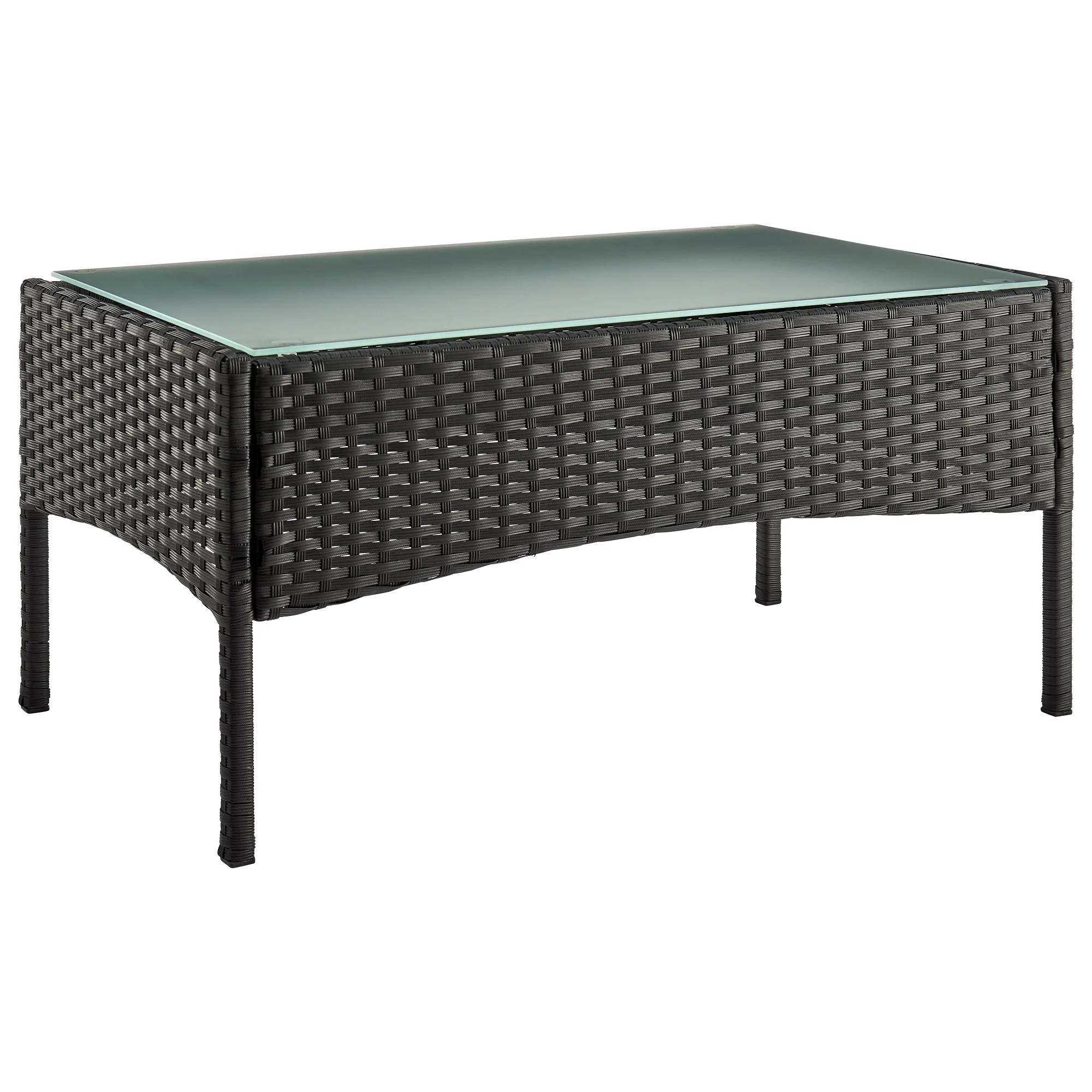 Imperia Patio 4-Person Conversation Set with Coffee Table with Grey Cushions - Image 6