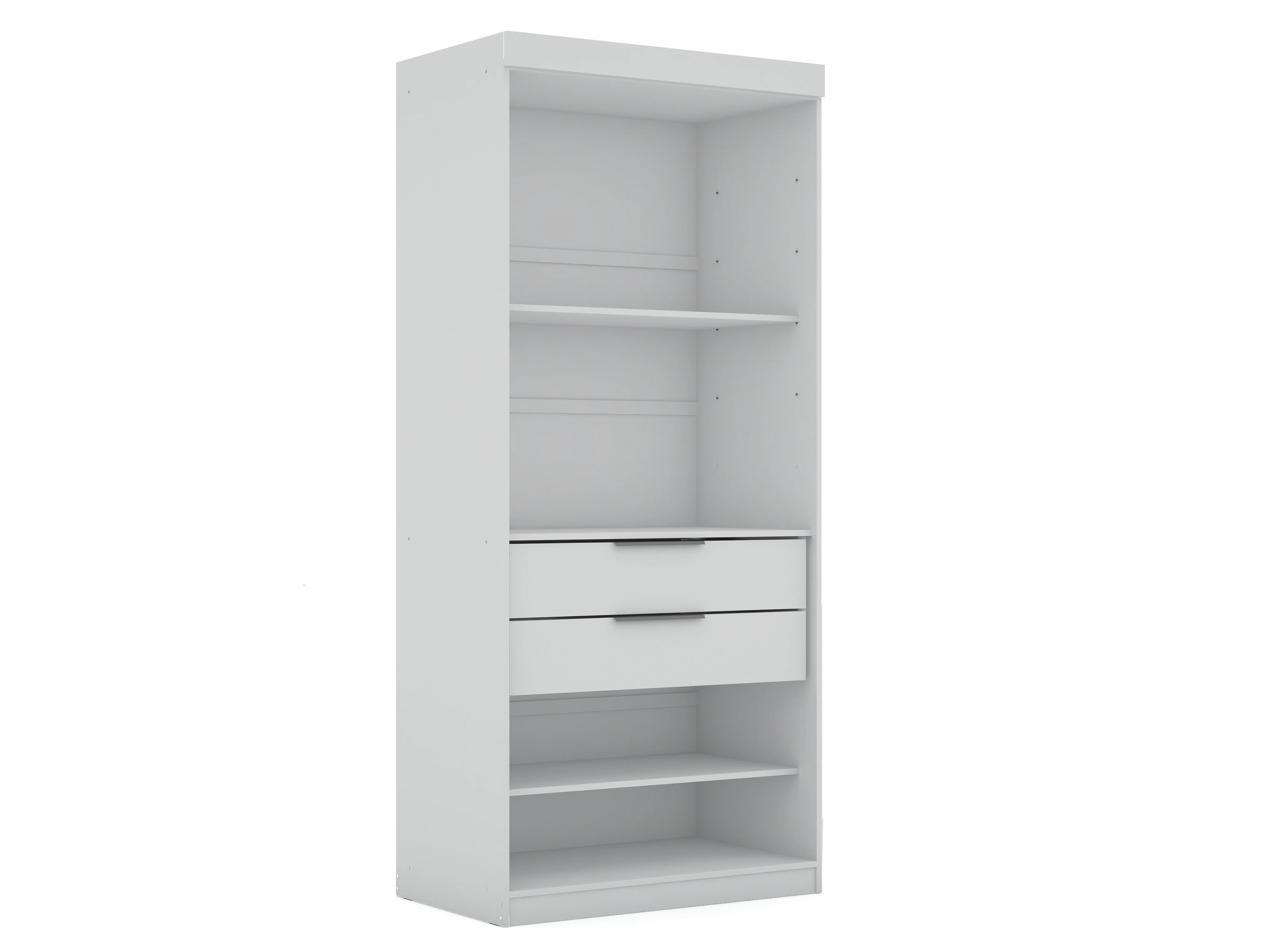 Mulberry 2.0 Wardrobe Closet in White (set of 3) - Image 7
