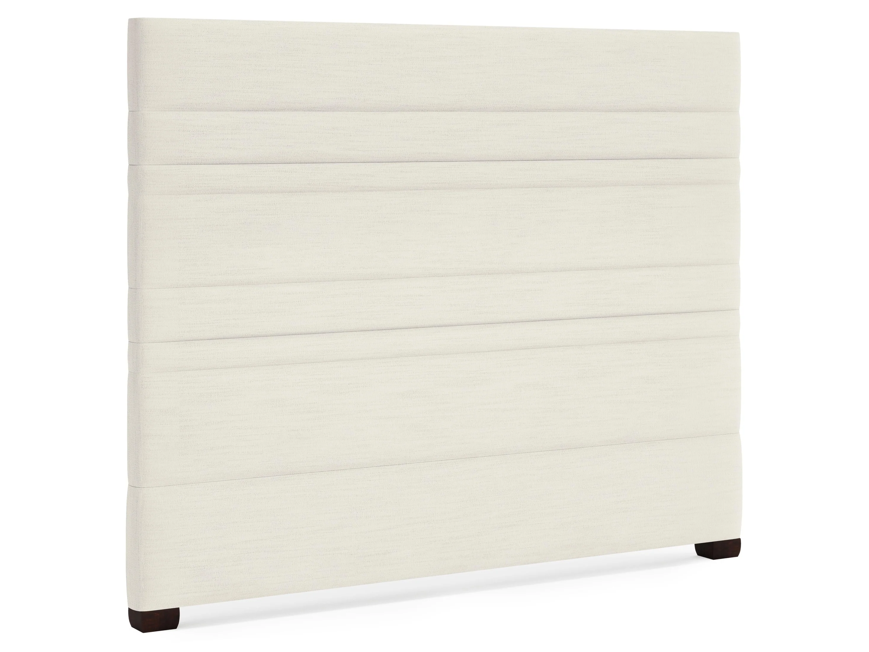 Murray White/Cream Fabric Headboard King