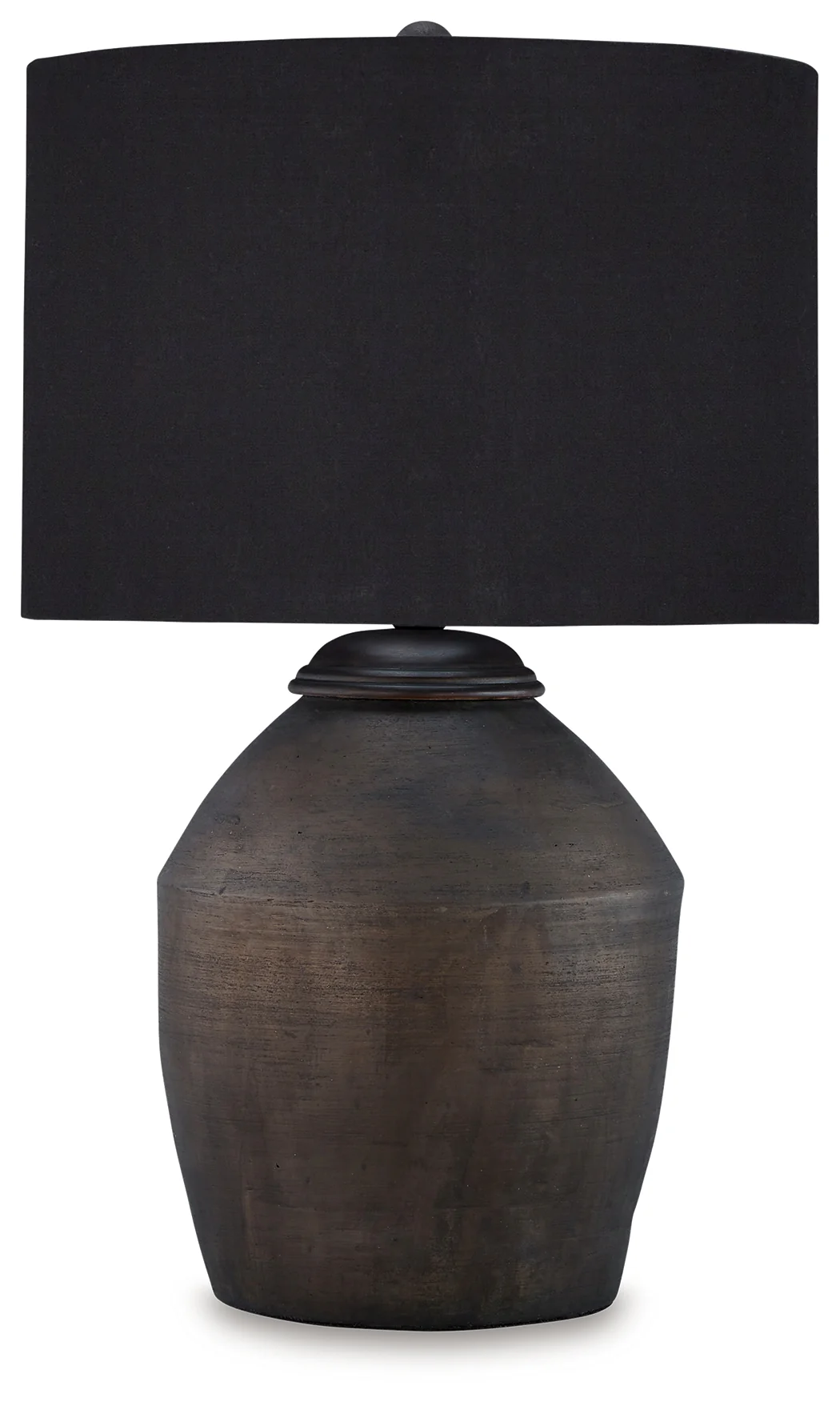 Naareman Metallic Black 2-Piece Lamp Set - Image 3