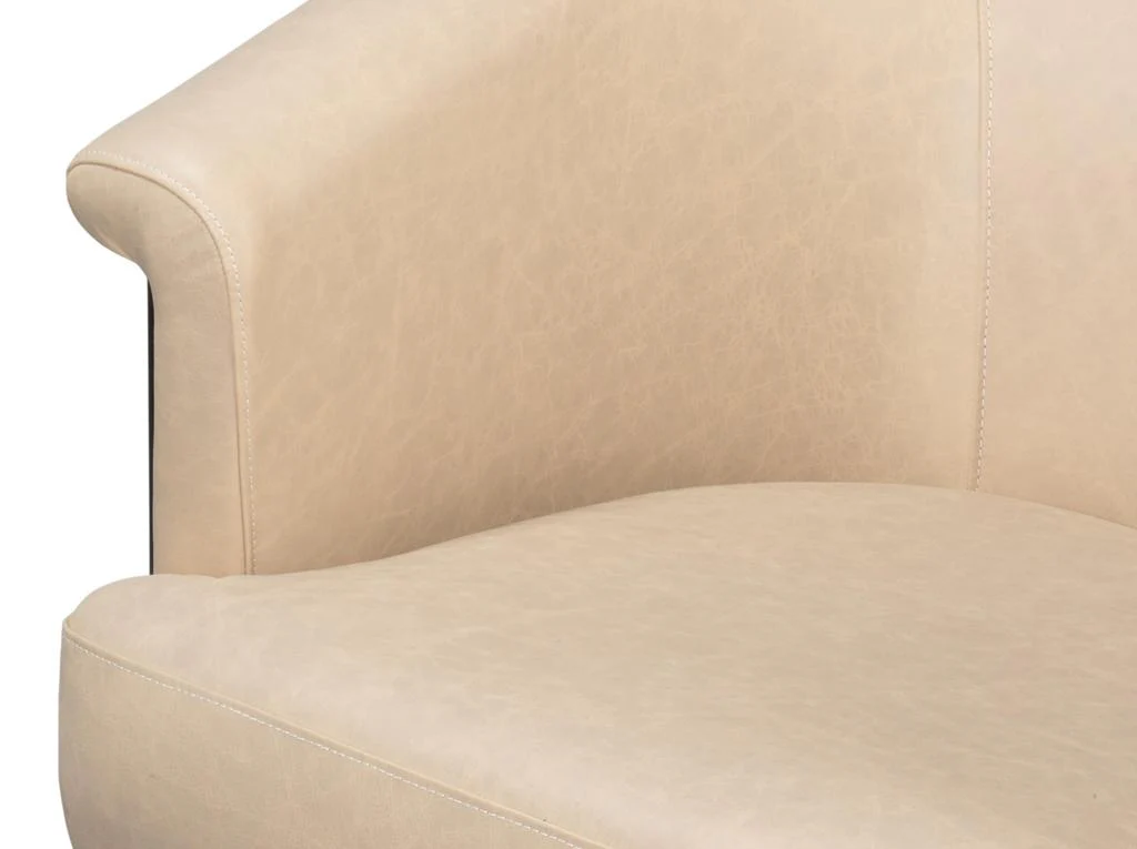 Nagel White Distilled Leather Chair - Image 9