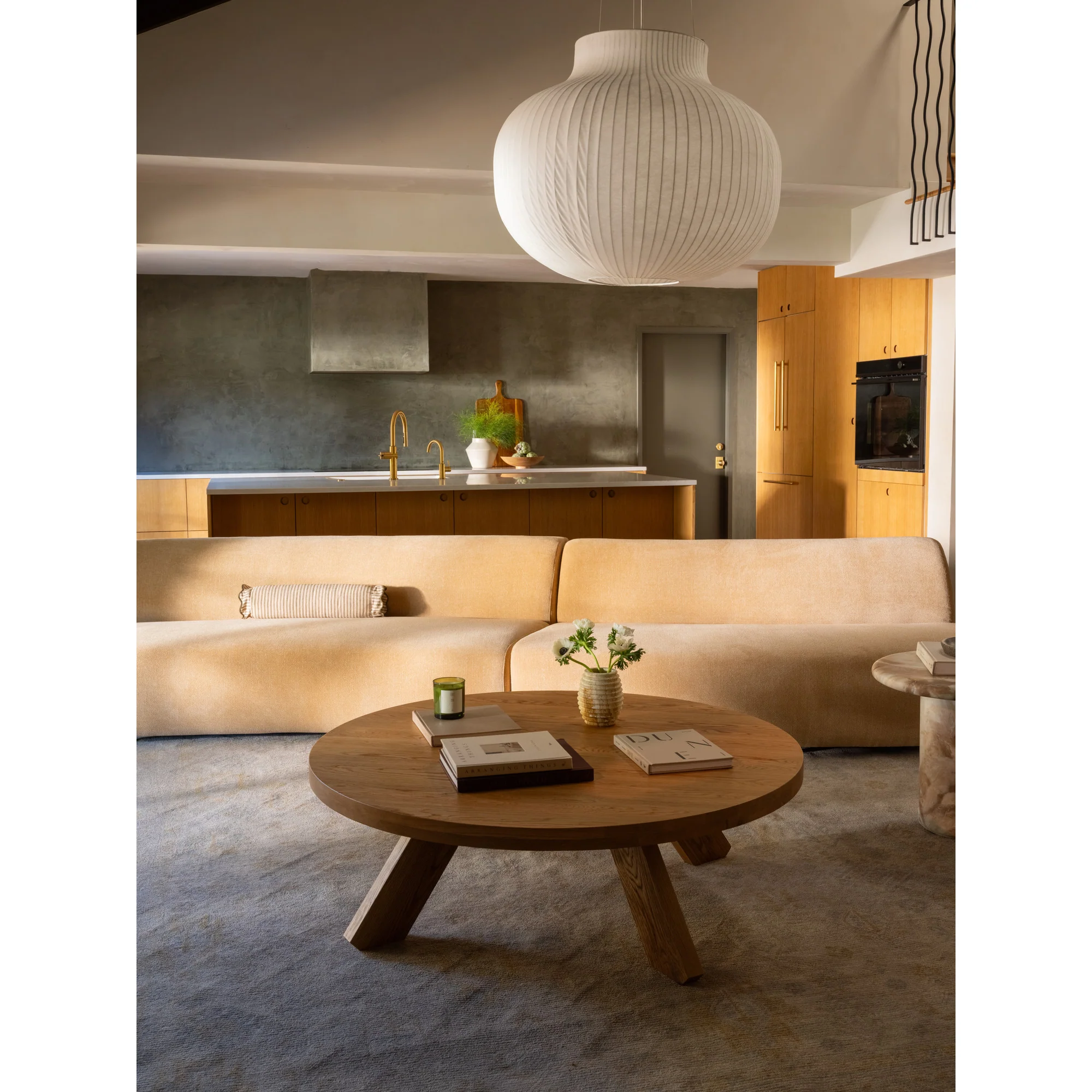 Naomi Golden Yellow 2 Piece Wave Modular Sectional - Image 10