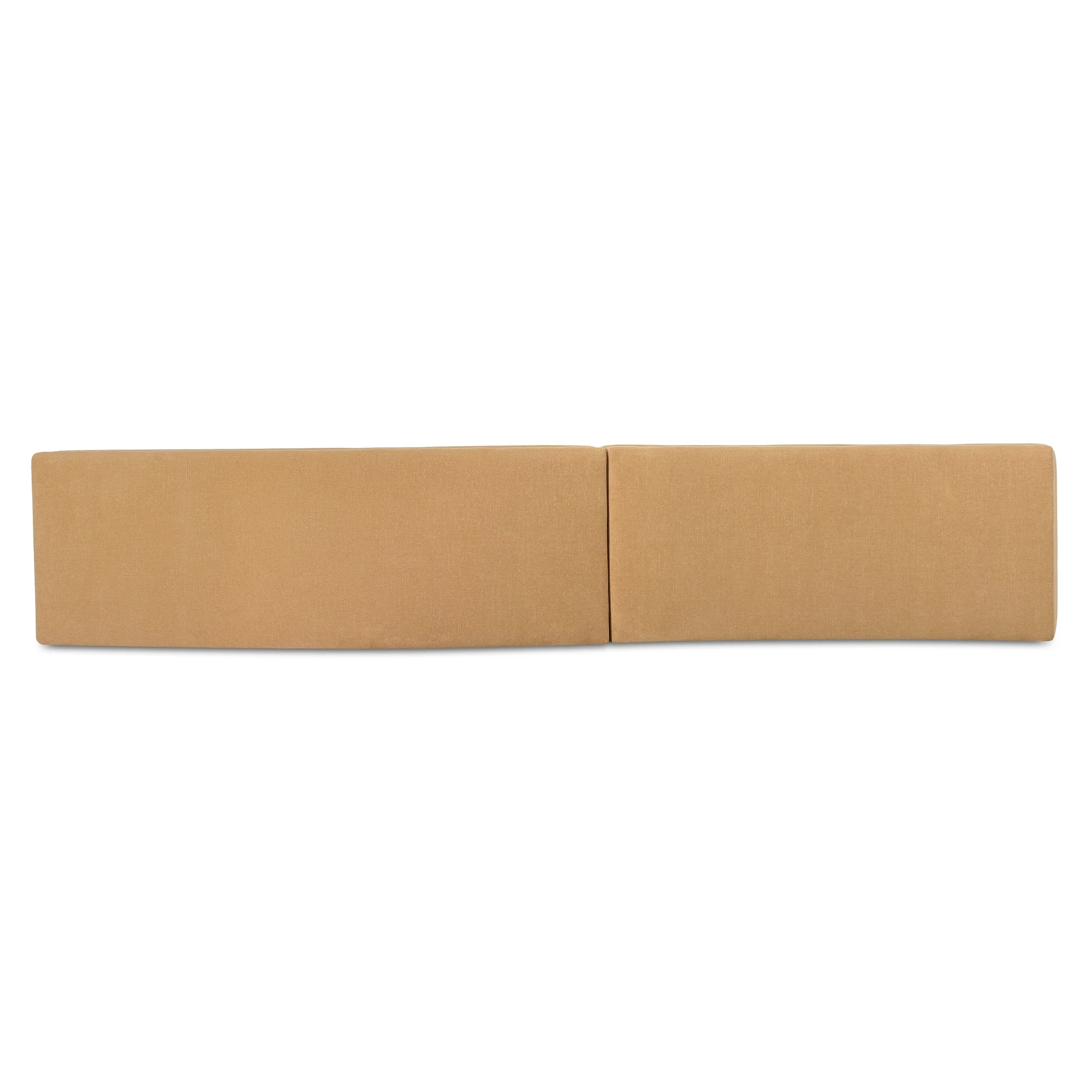 Naomi Golden Yellow 2 Piece Wave Modular Sectional - Image 5