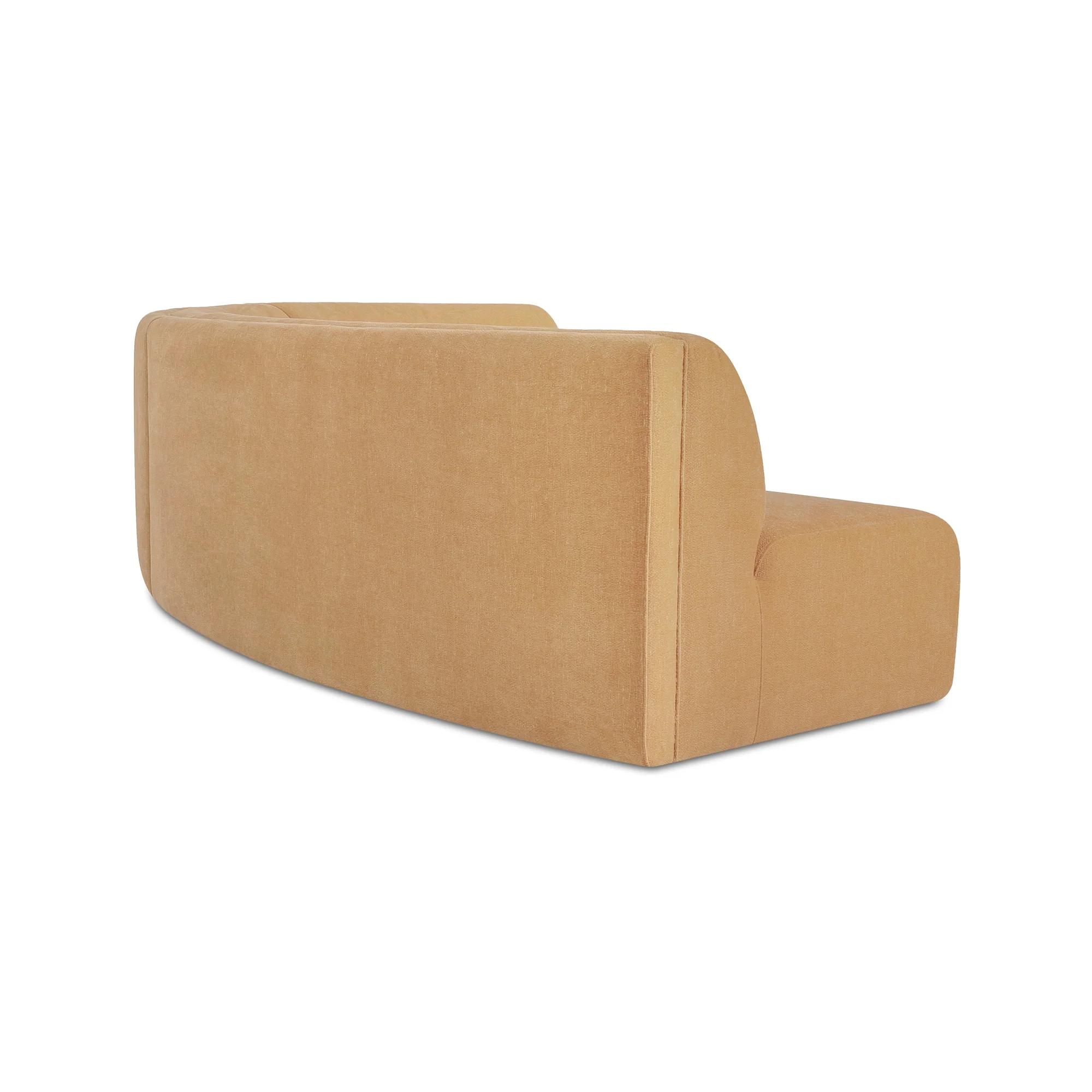 Naomi Golden Yellow 3 Piece Concave Modular Sectional - Image 4