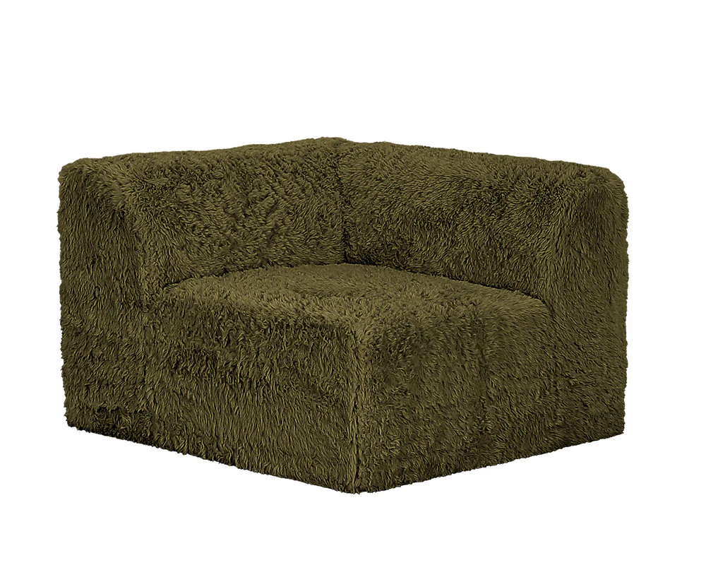 Nappi Olive Green L-Sectional C - Image 5