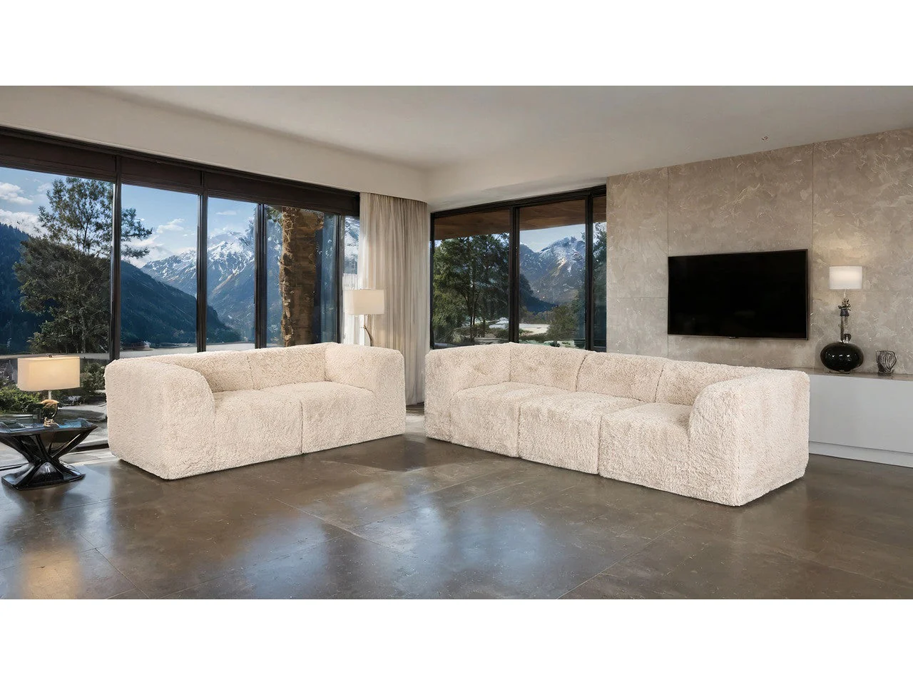 Nappi Sand Sofa & Loveseat