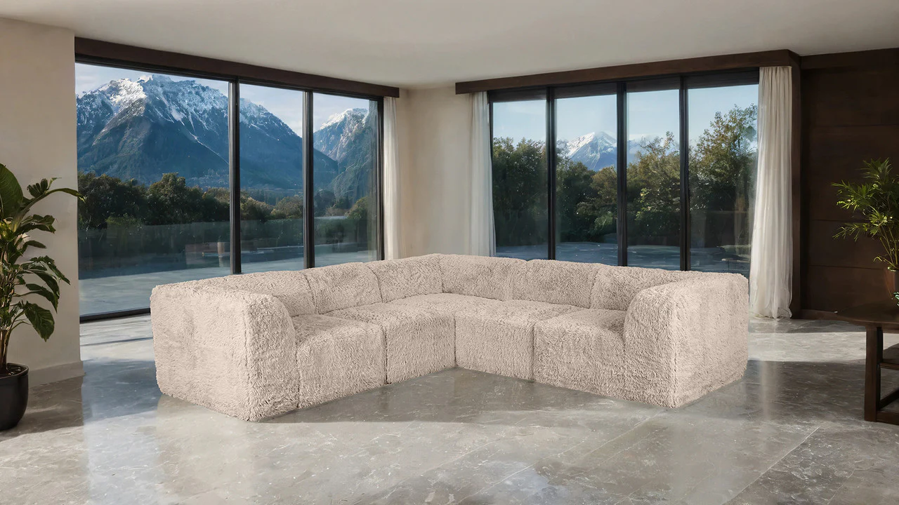 Nappi Taupe L-Sectional C - Image 2