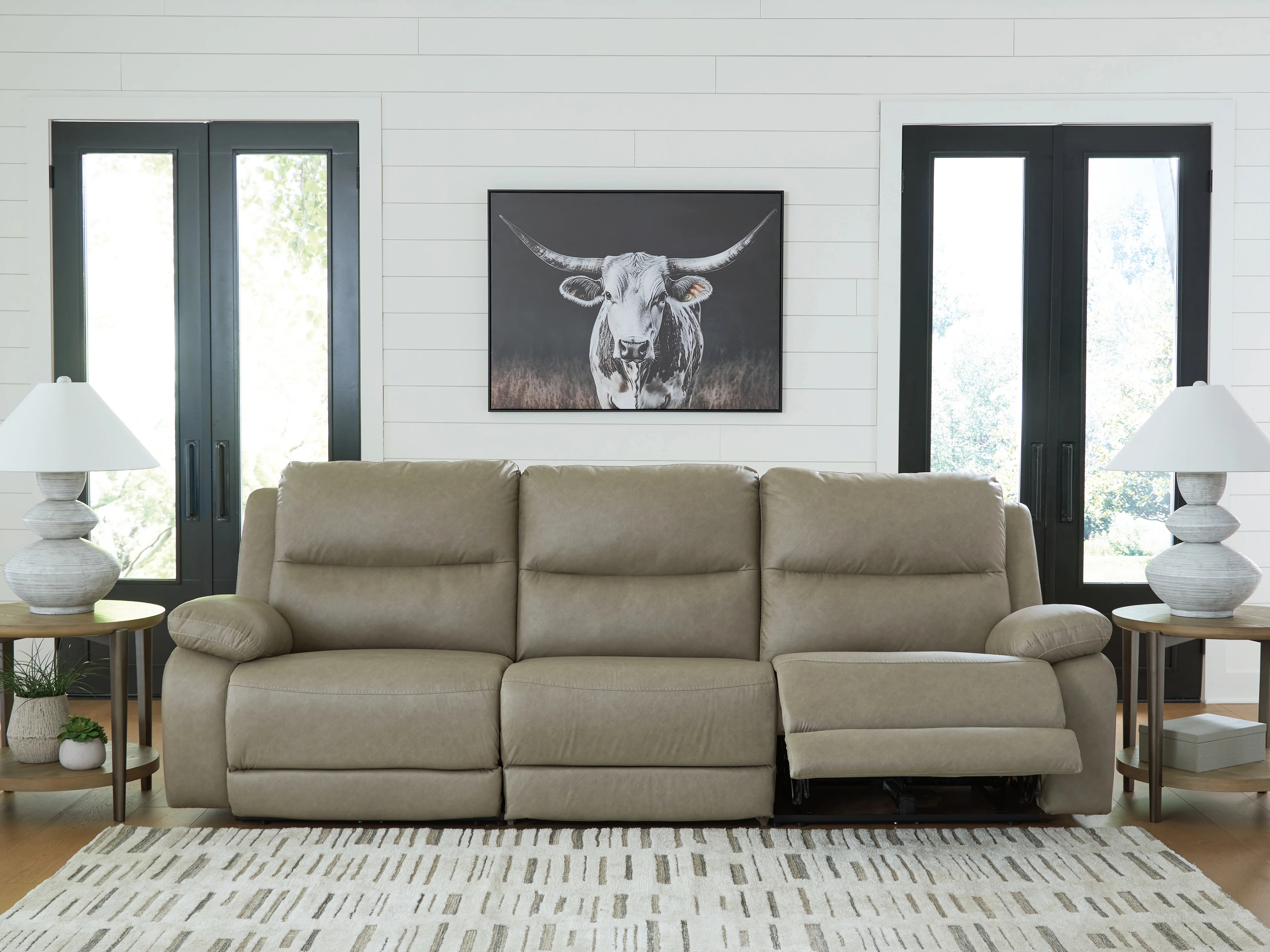 Narwhal Place Pebble 3-Piece Power Reclining Sectional - Image 3