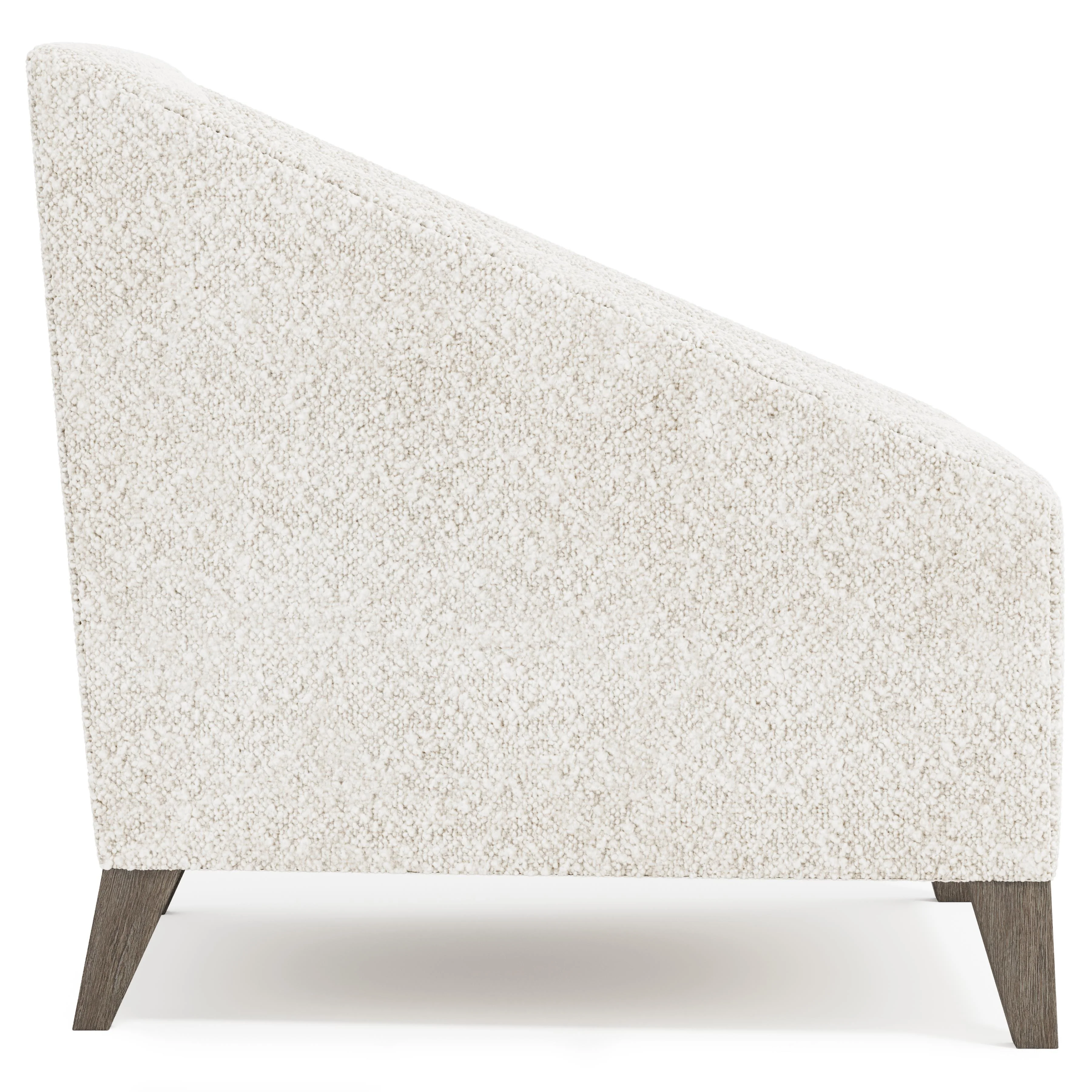 Nash White/Cream Fabric Chair - Image 2