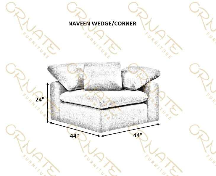 Naveen Gray Modular Sectional Fabric Create your own Style - Image 20
