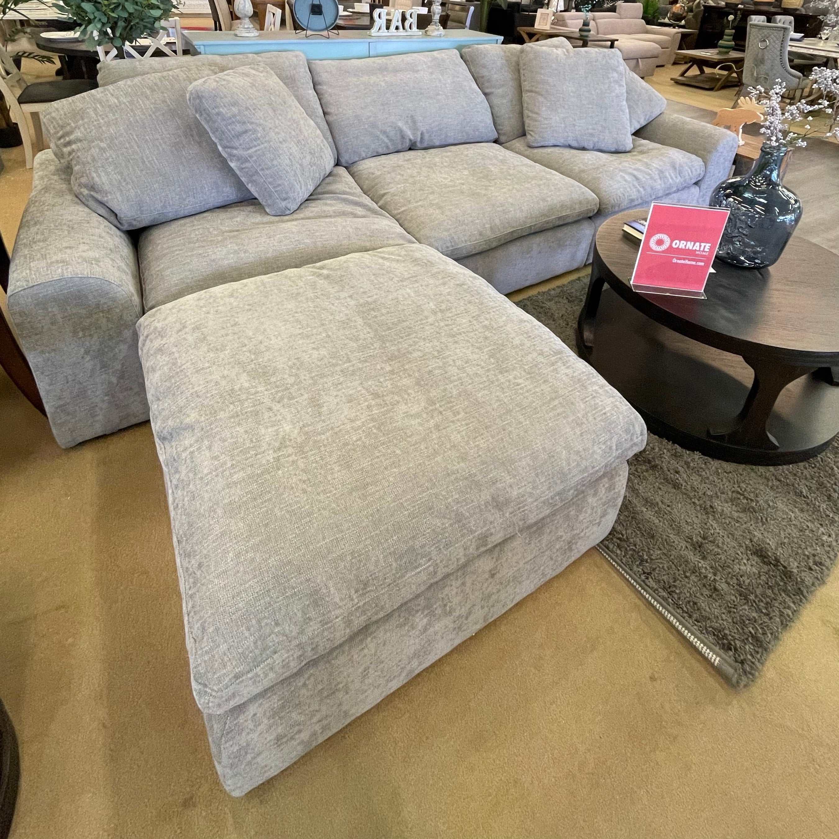 Naveen Gray Modular Sectional Fabric Create your own Style - Image 27