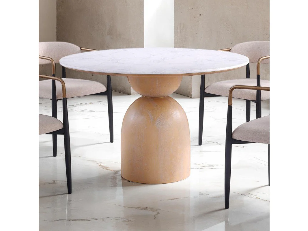 Neasden Natural/Black/White Side Chair (Set of 2)
