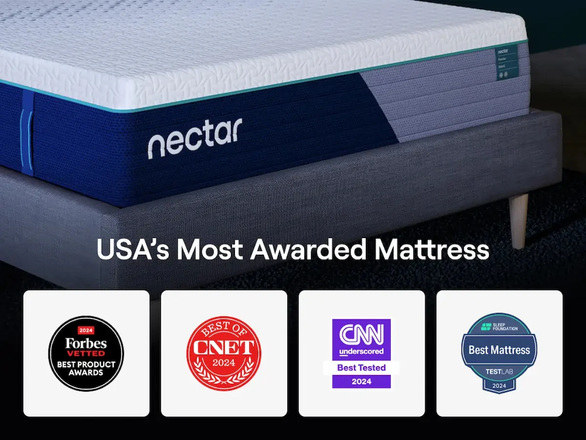 Nectar Premier Hybrid Medium White California King Mattress - Image 6