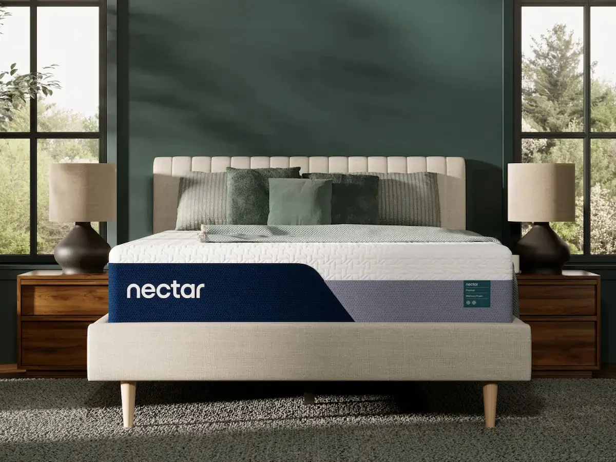 Nectar Premier Memory Foam Medium White California King Mattress - Image 2