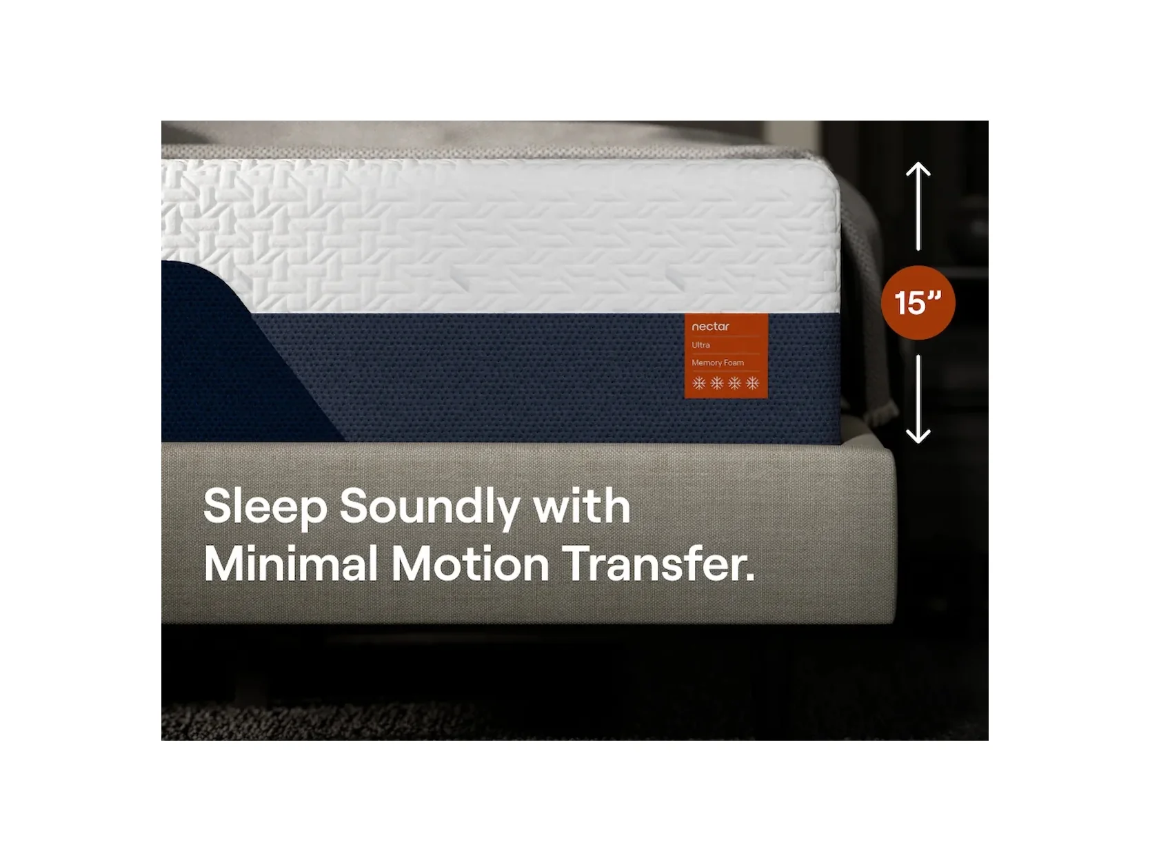 Nectar Ultra Memory Foam Ultra Plush White Full Mattress (Compressed) - Image 7
