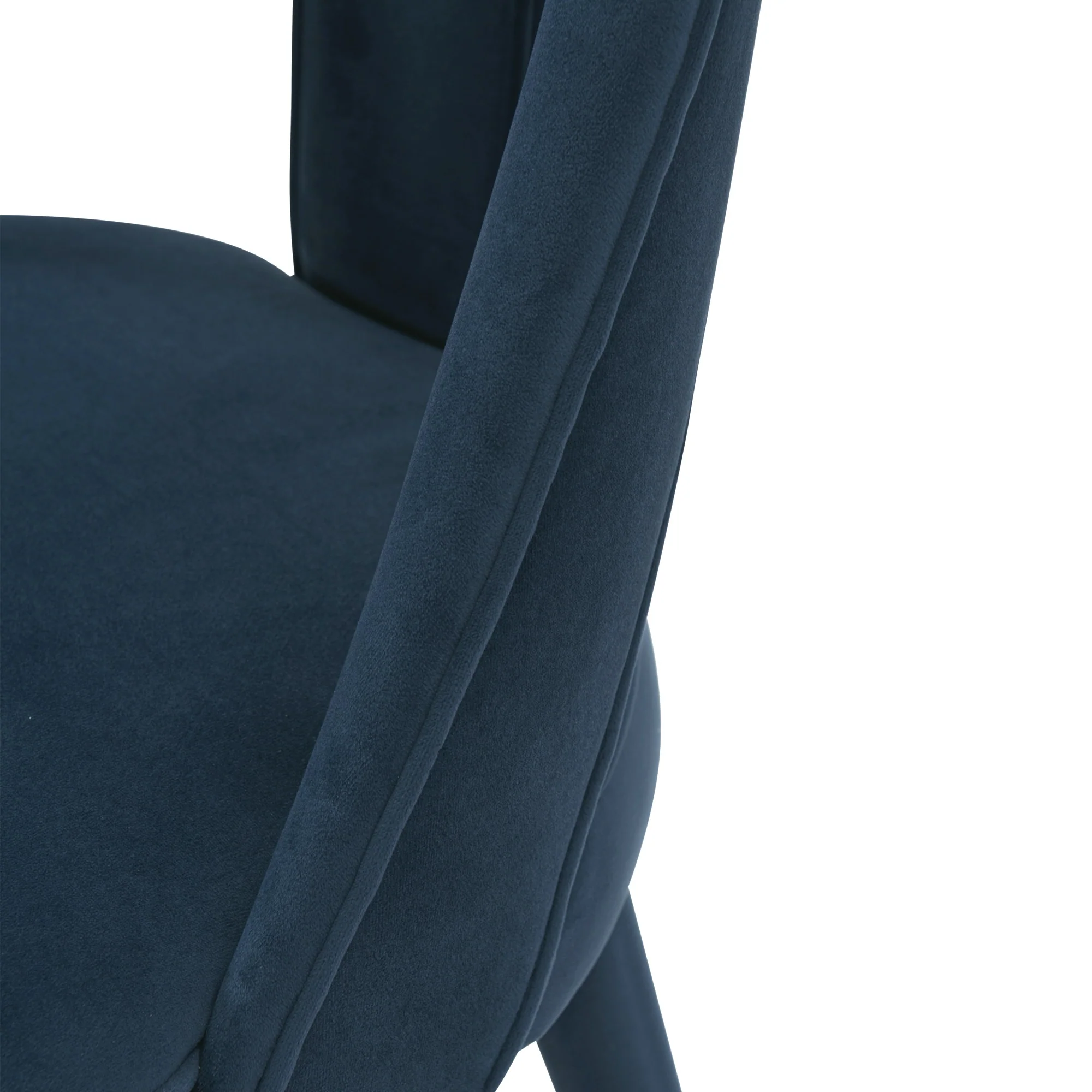 Neda Dining Chair in Midnight Blue - Image 5