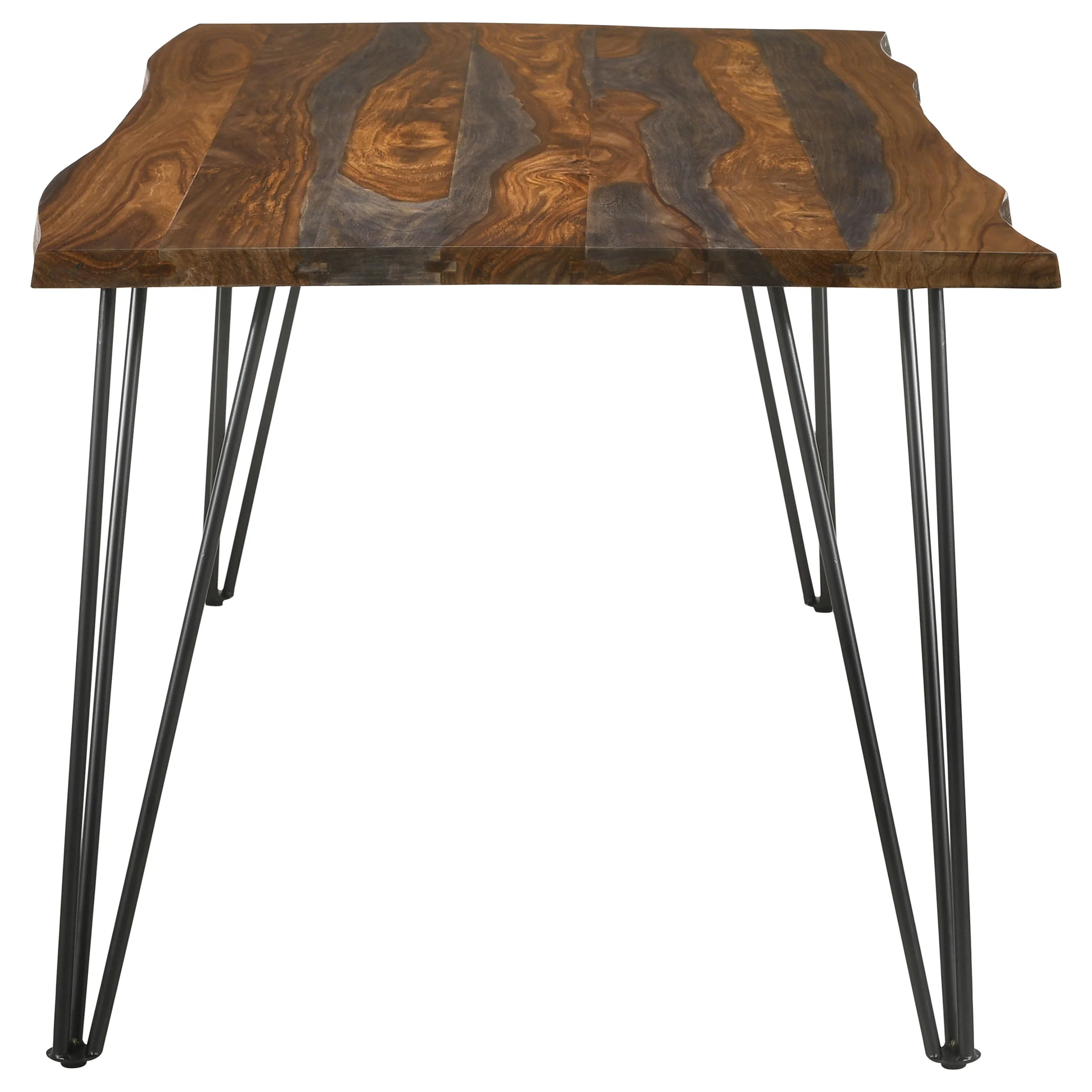 Neve Grey Sheesham 80-inch Live Edge Dining Table - Image 4